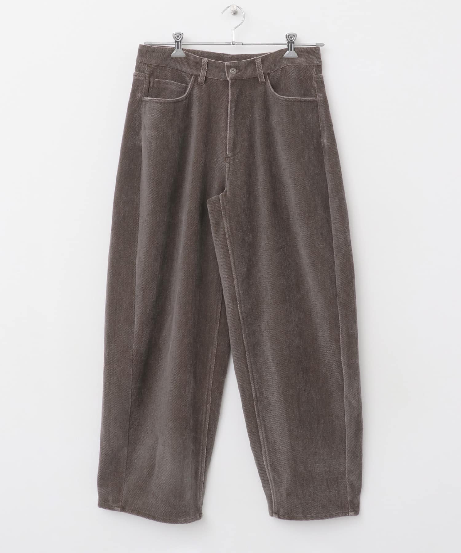 『セットアップ対応』ヴィンテージツイルカーブパンツ BROWN M