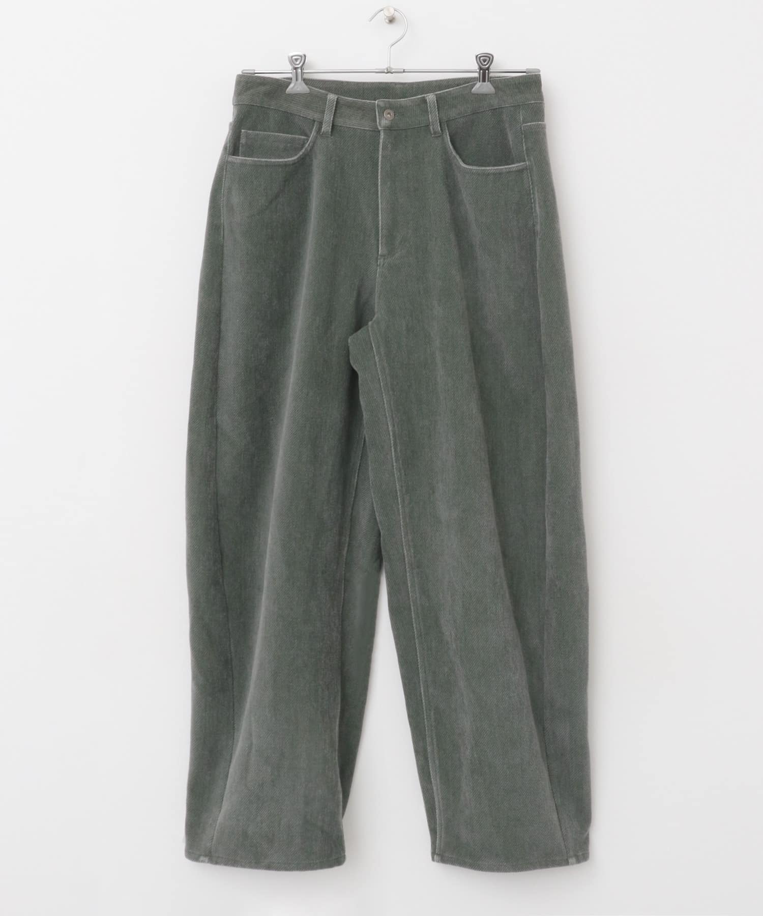 『セットアップ対応』ヴィンテージツイルカーブパンツ KHAKI M