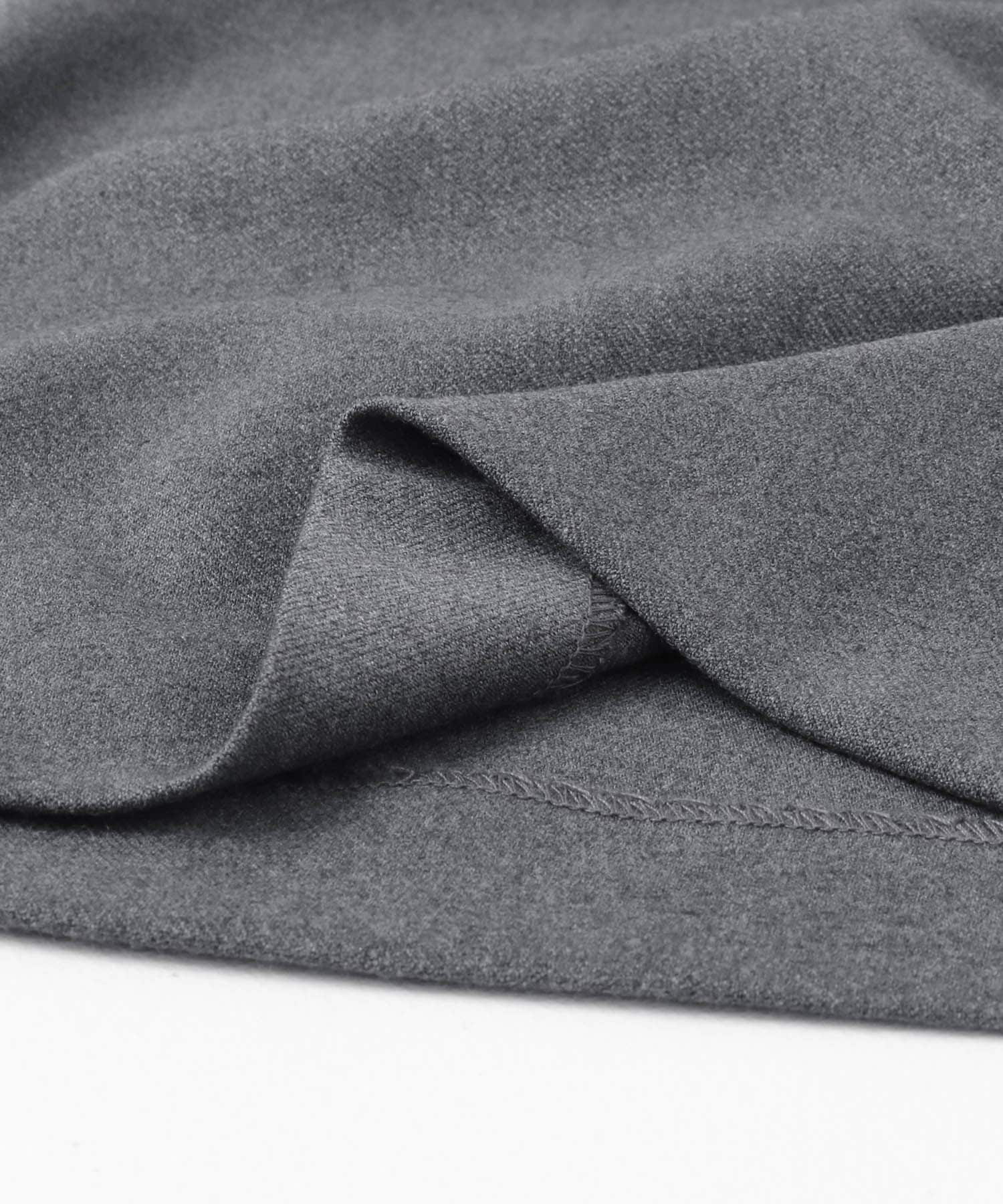 ウールライクランダムタックパンツ GRAY M