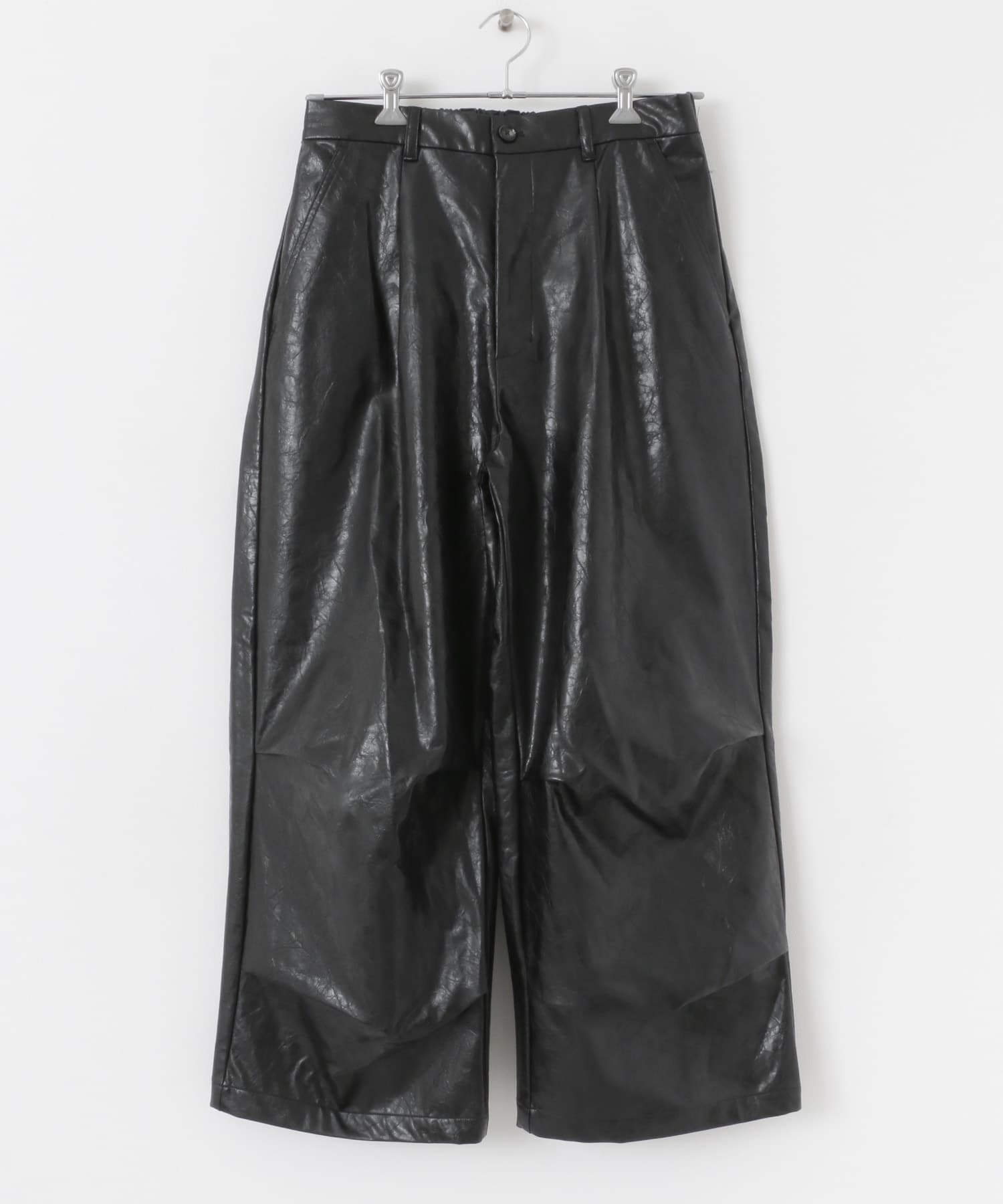 FLタックワイドパンツ BLACK M