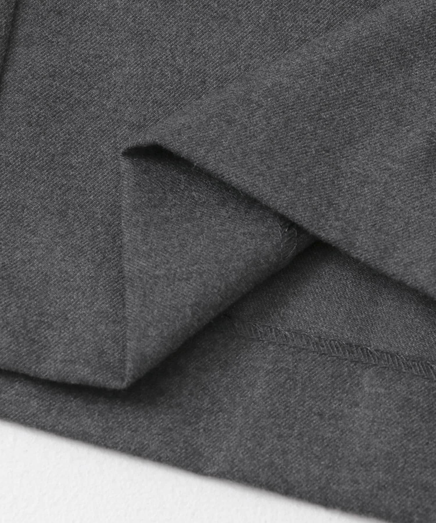 ウールライクフェイクレイヤードスラックス GRAY M