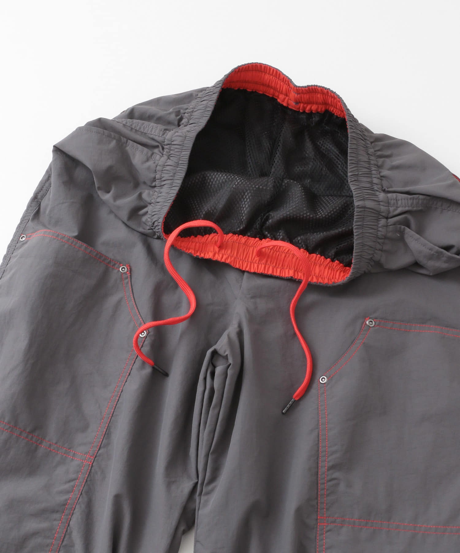 ツートーンダブルニーパンツ CHARCOAL M