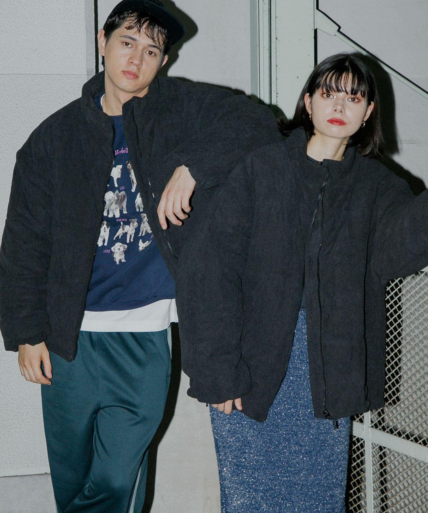 身長：184cm サイズ：L / 身長：168cm サイズ：M