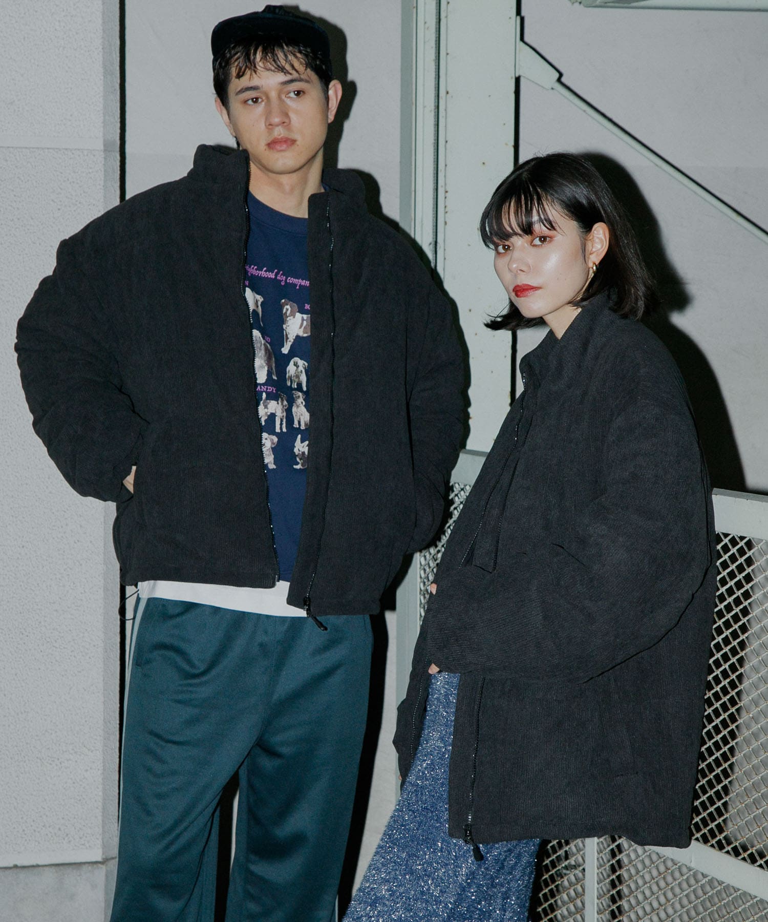 身長：184cm サイズ：L / 身長：168cm サイズ：M