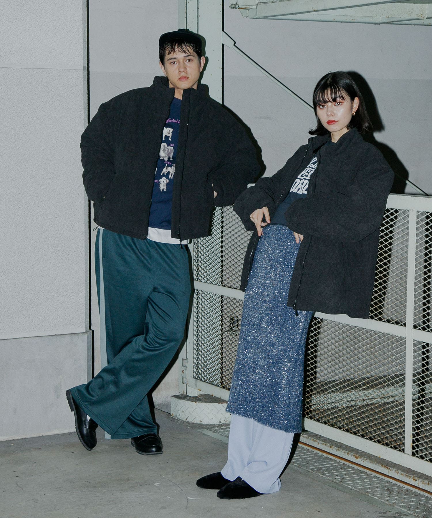 身長：184cm サイズ：L / 身長：168cm サイズ：M