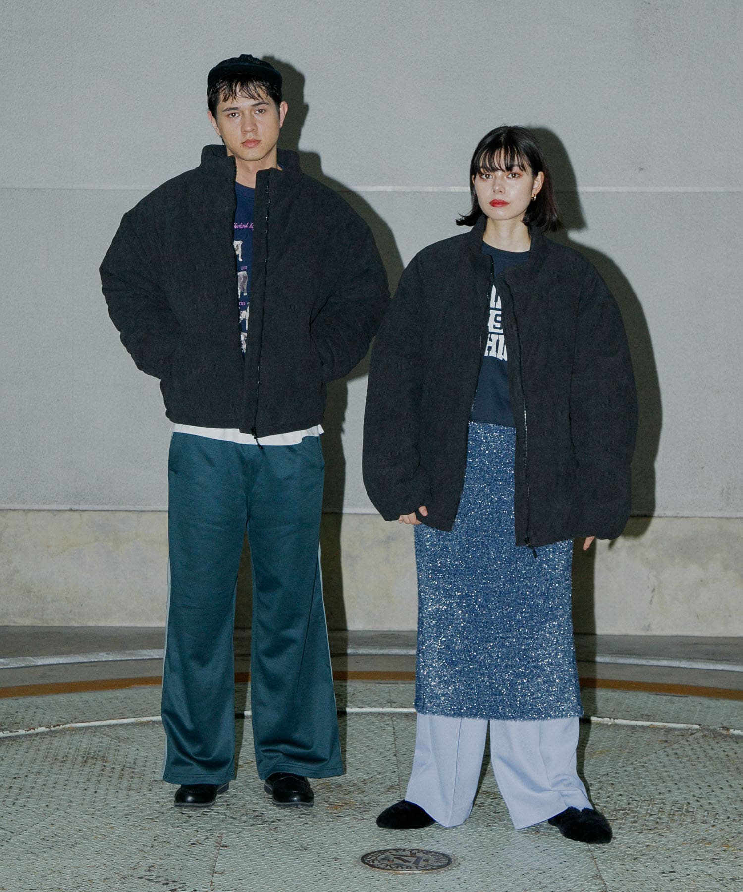 身長：184cm サイズ：L / 身長：168cm サイズ：M