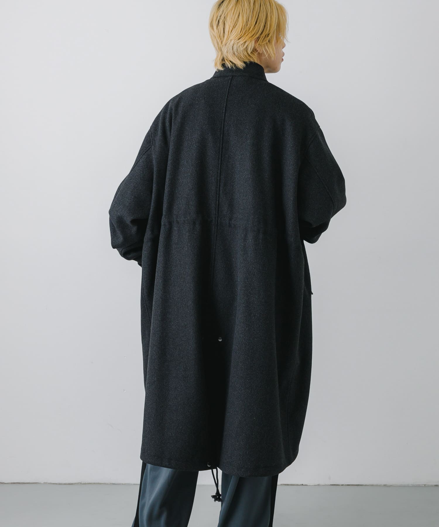 ユニセックス』『UR TECH』カットメルトンモッズコート(M D.GRAY