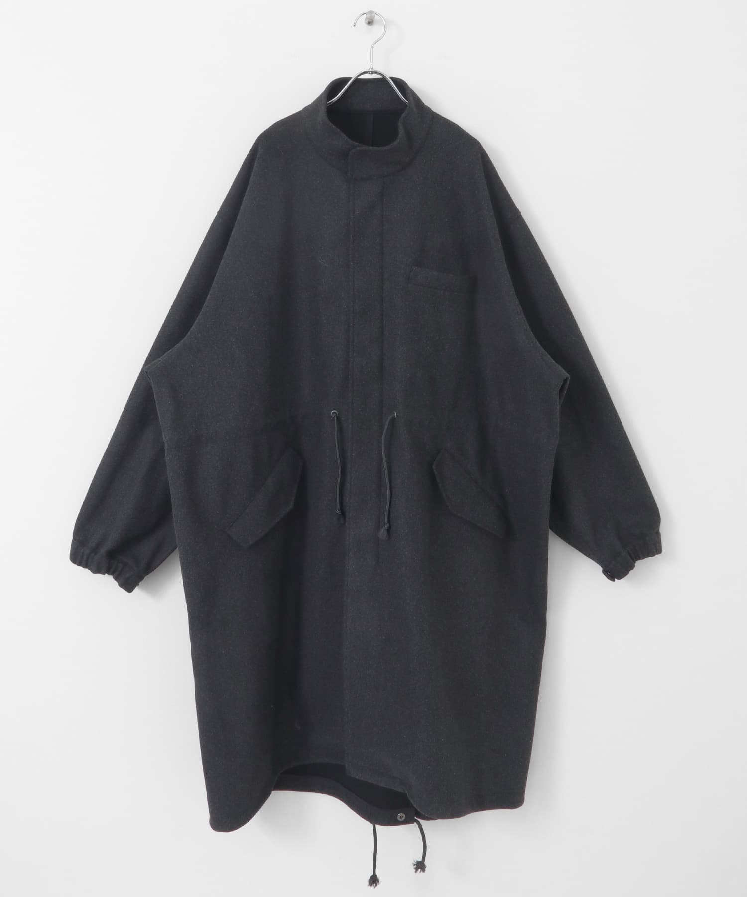 ユニセックス』『UR TECH』カットメルトンモッズコート(M D.GRAY