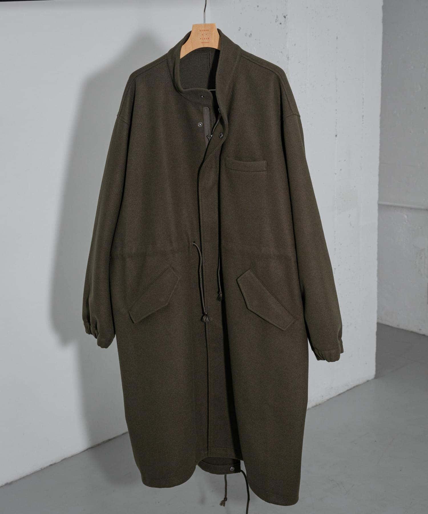 『ユニセックス』『UR TECH』カットメルトンモッズコート KHAKI M