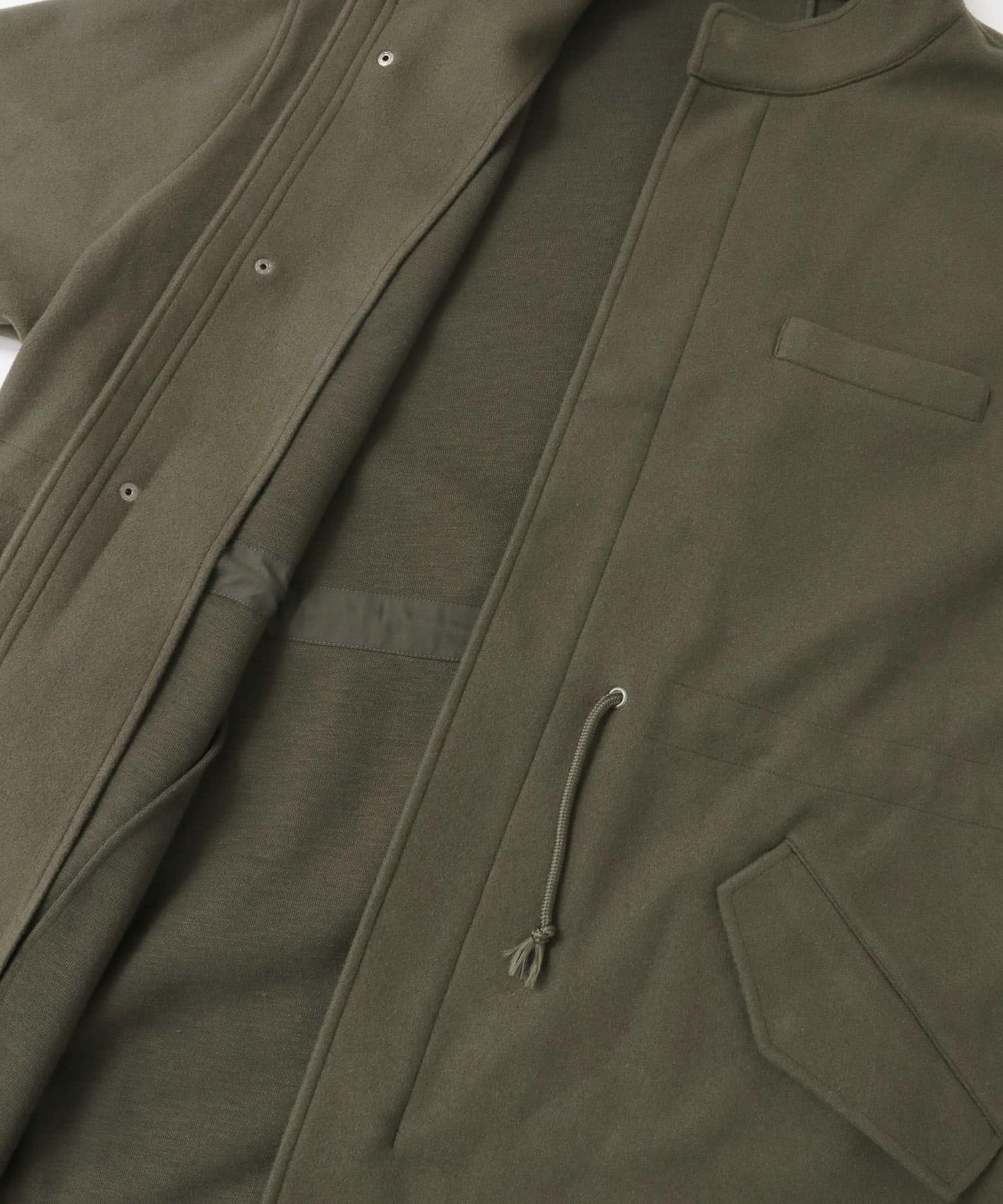 『ユニセックス』『UR TECH』カットメルトンモッズコート KHAKI M