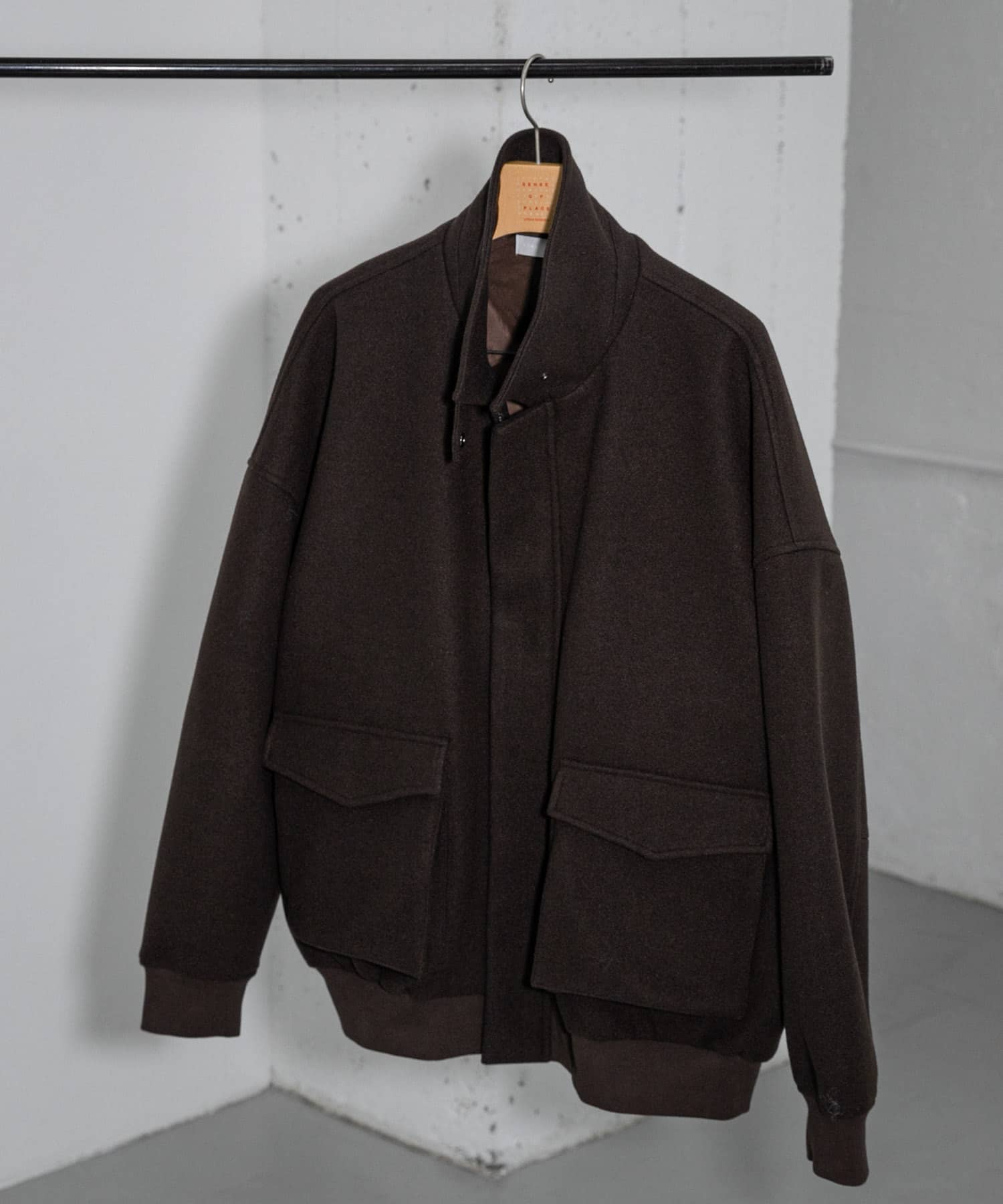 『ユニセックス』『UR TECH』カットメルトンブルゾン