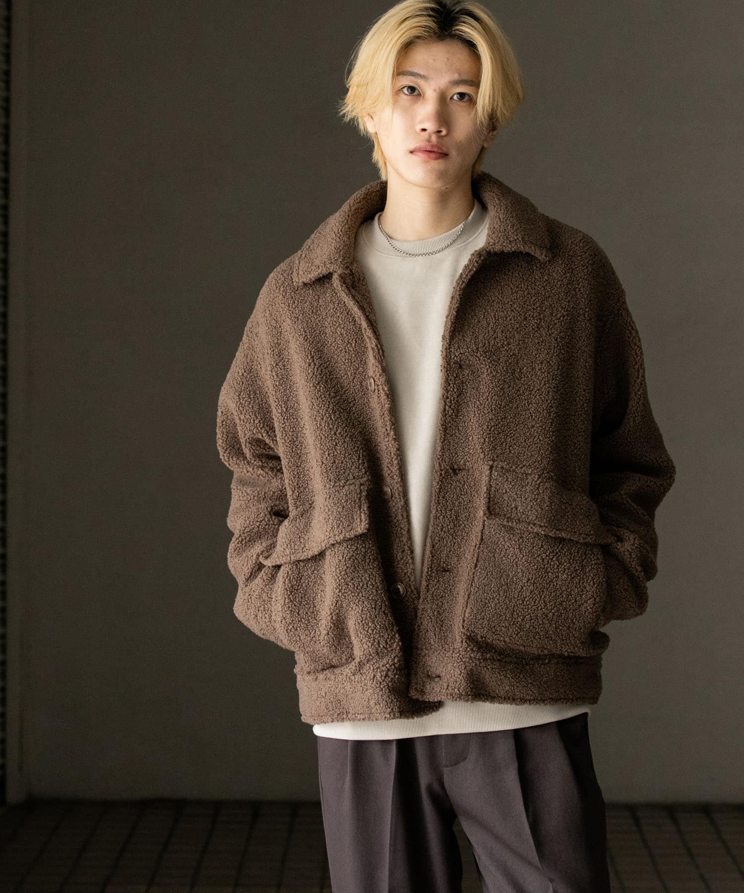 プードルボアブルゾン