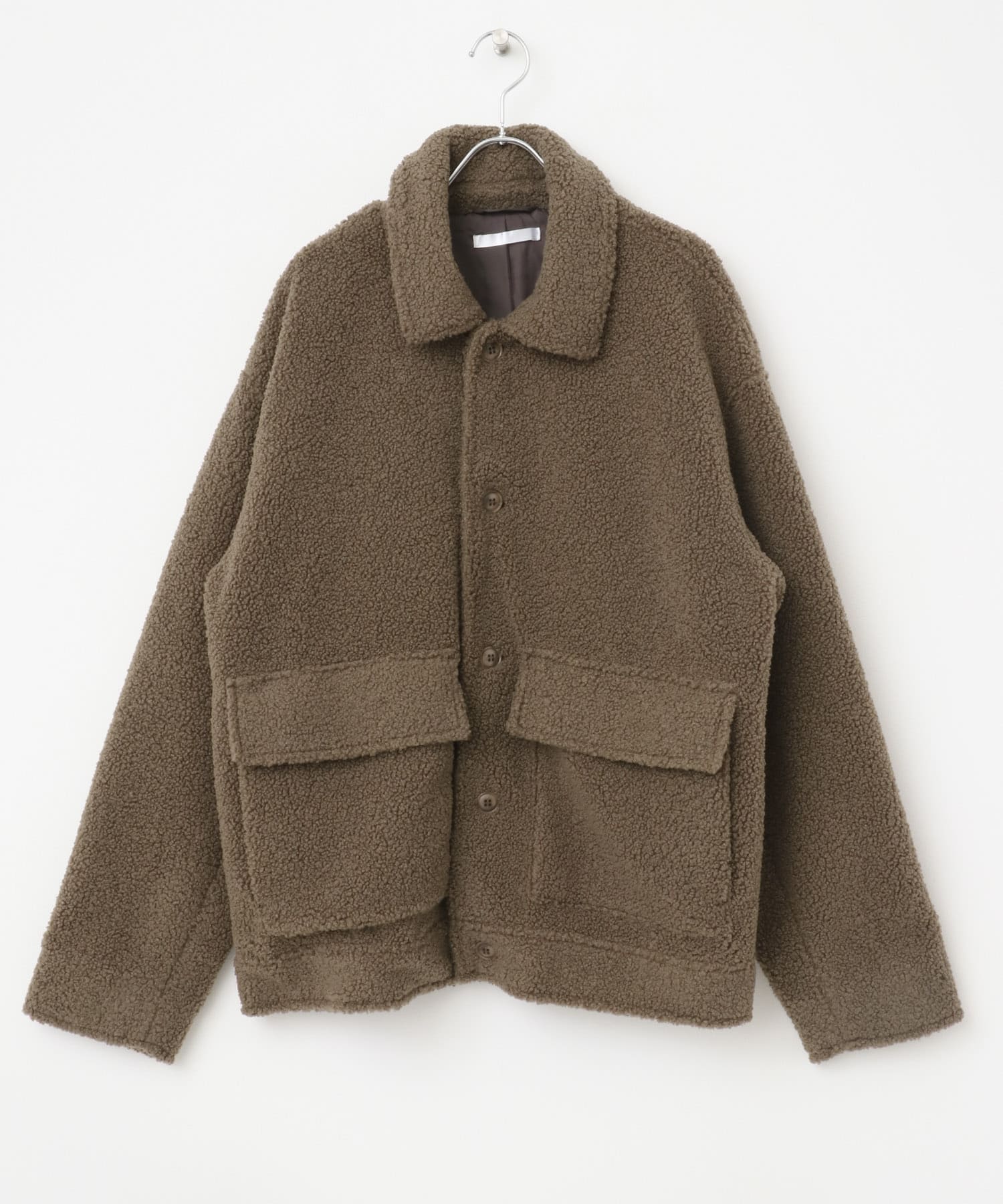 プードルボアブルゾン BROWN M