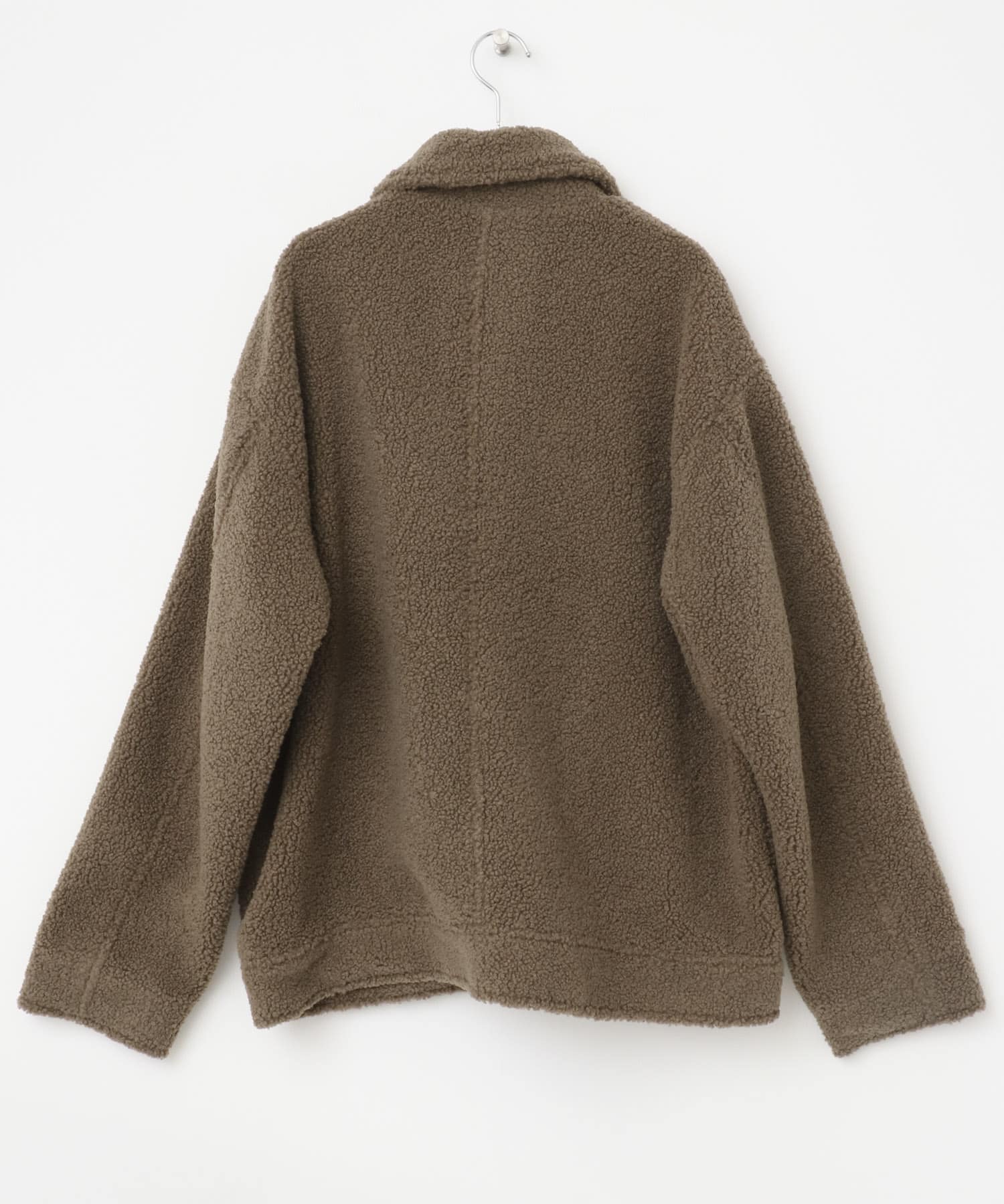 プードルボアブルゾン BROWN M
