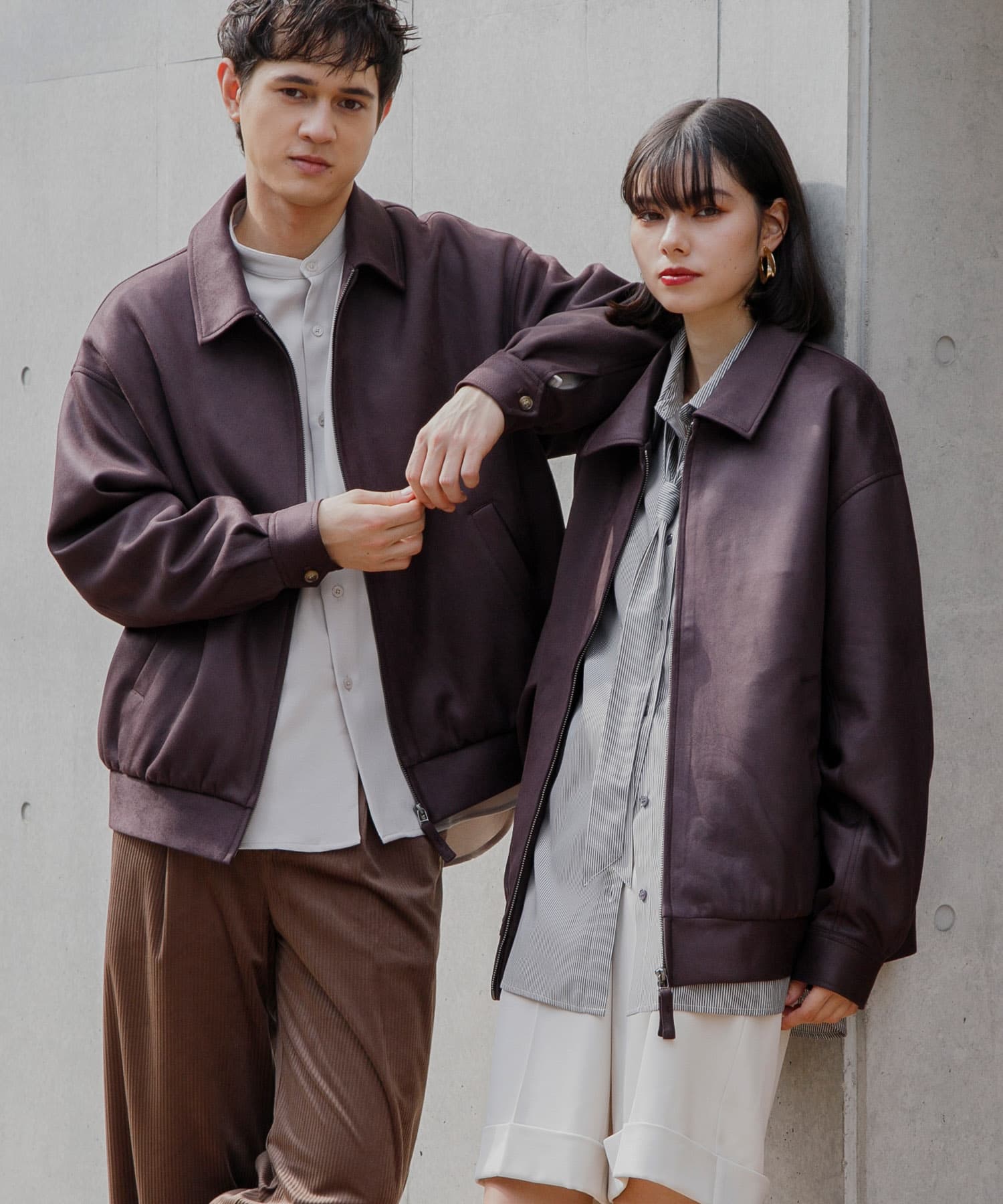 身長：184cm サイズ：L / 身長：168cm サイズ：M