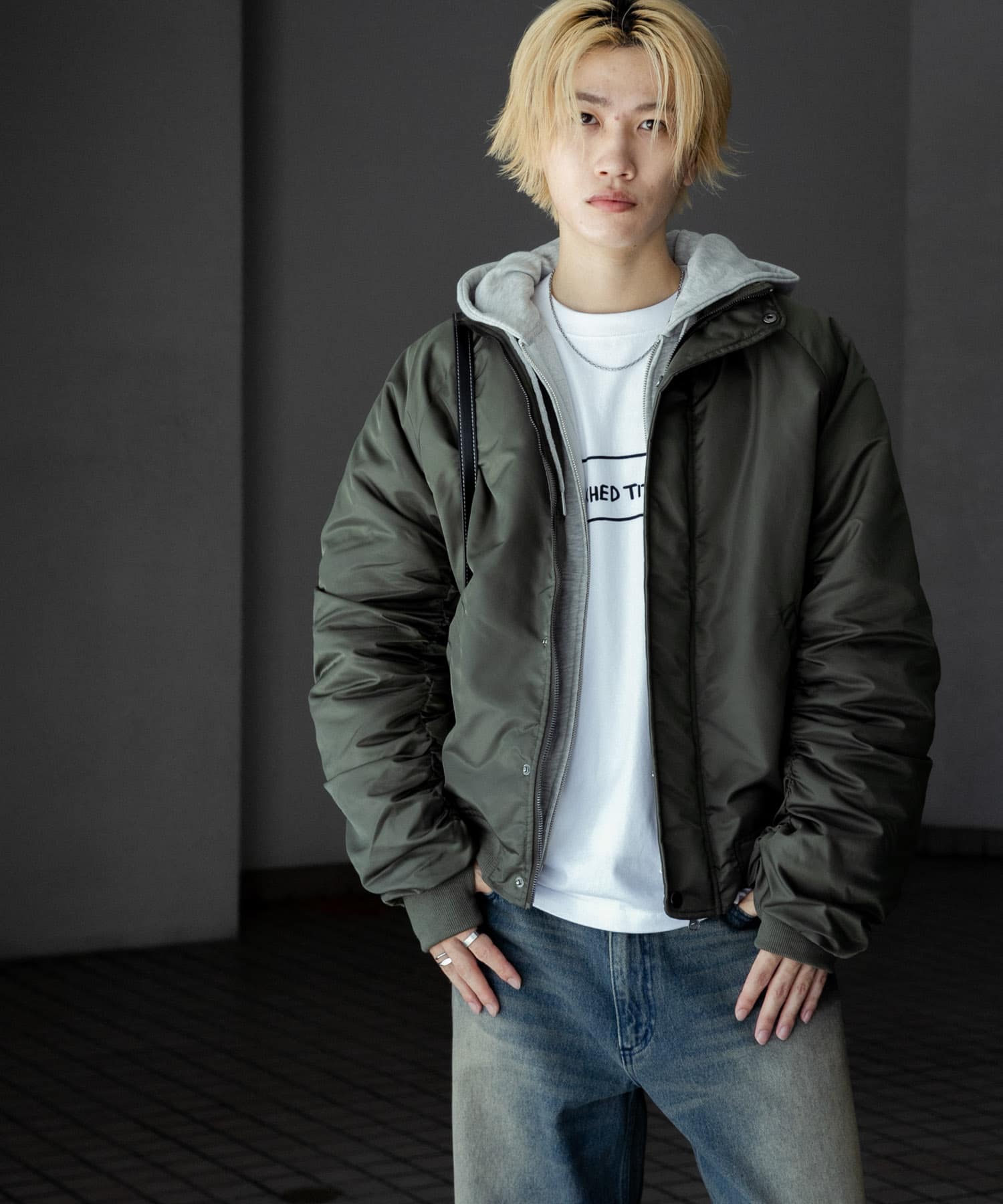 身長：176cm サイズ：L