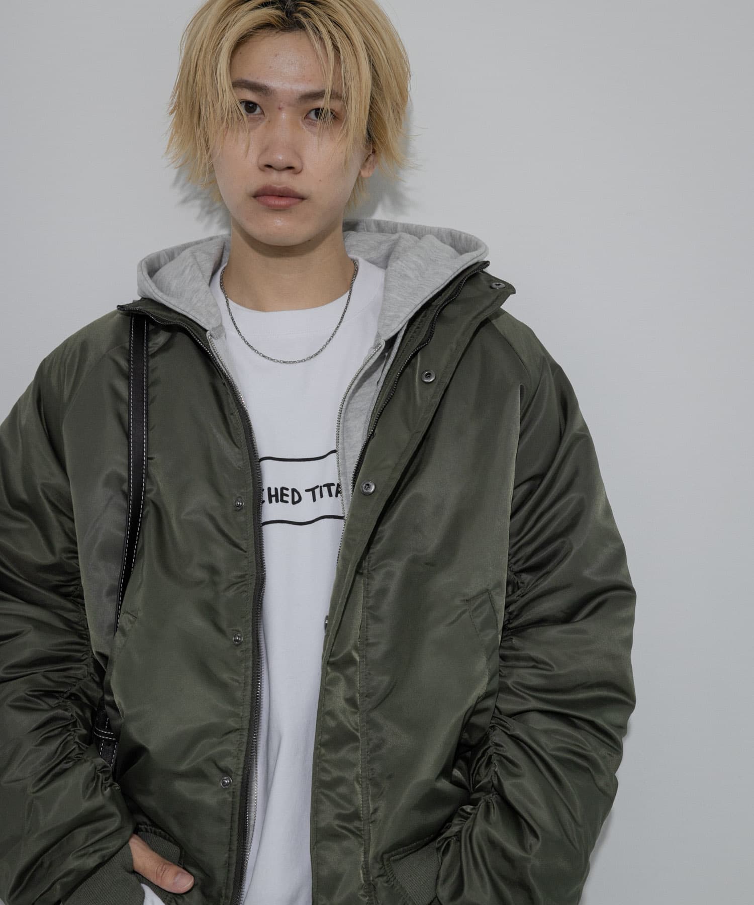 身長：176cm サイズ：L