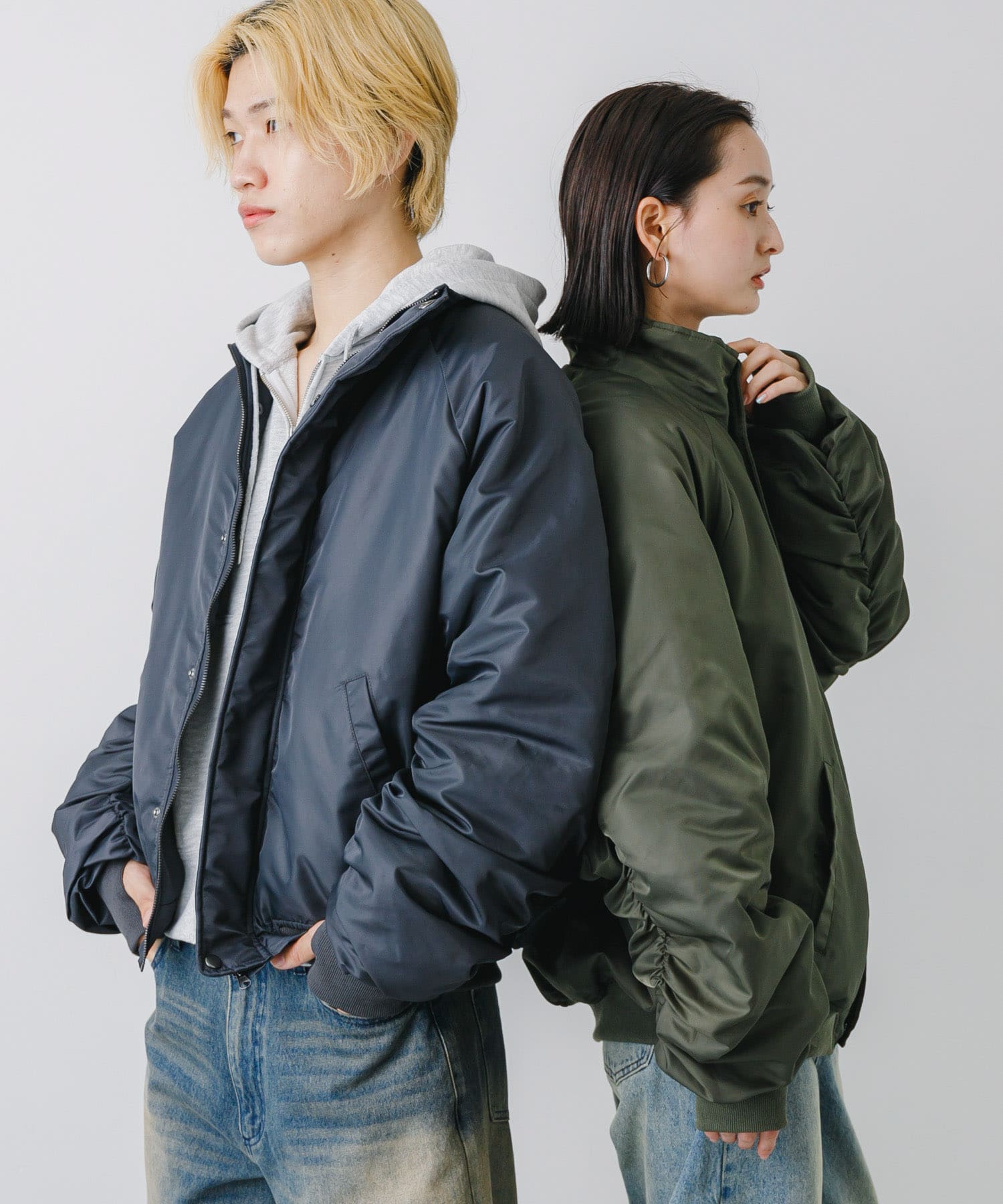 身長：176cm サイズ：L / 身長：169cm サイズ：L