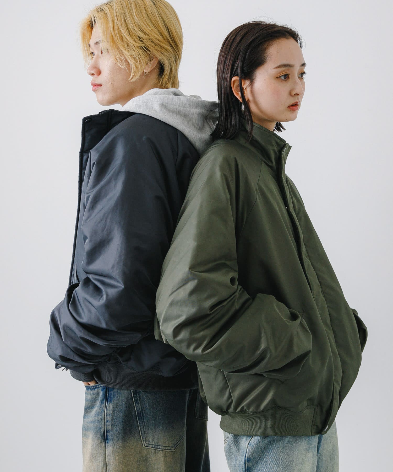 身長：176cm サイズ：L / 身長：169cm サイズ：L