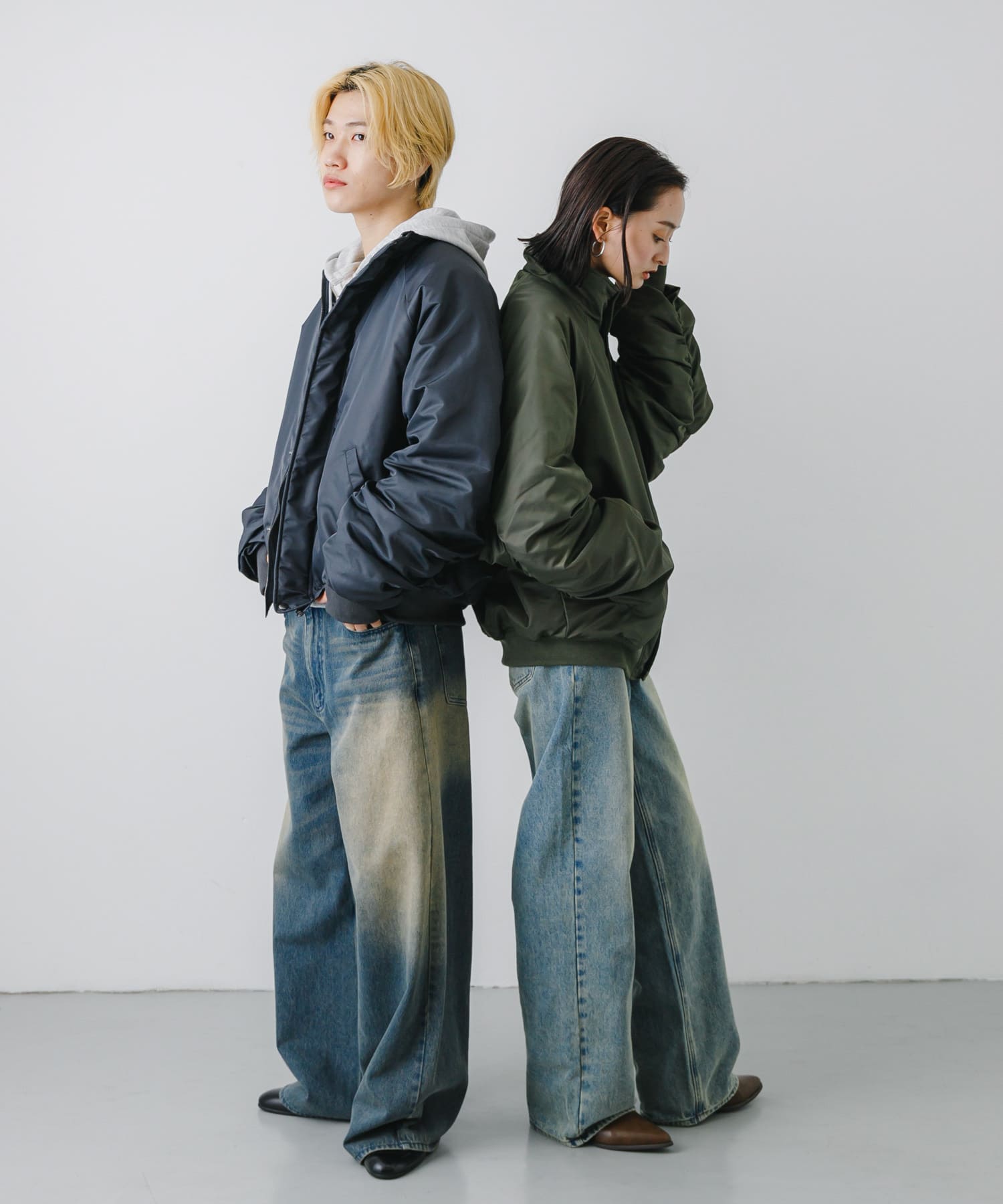 身長：176cm サイズ：L / 身長：169cm サイズ：L