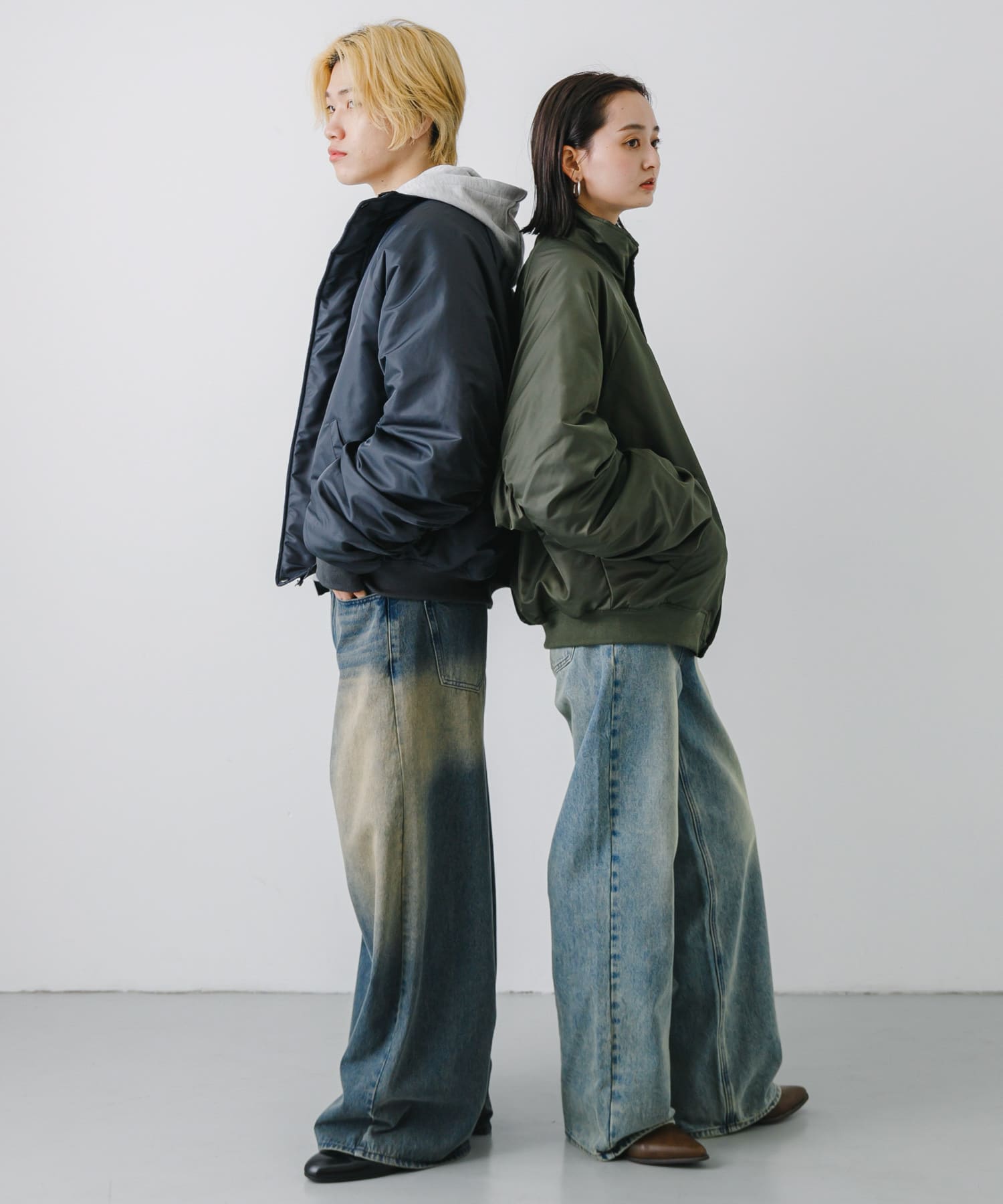 身長：176cm サイズ：L / 身長：169cm サイズ：L