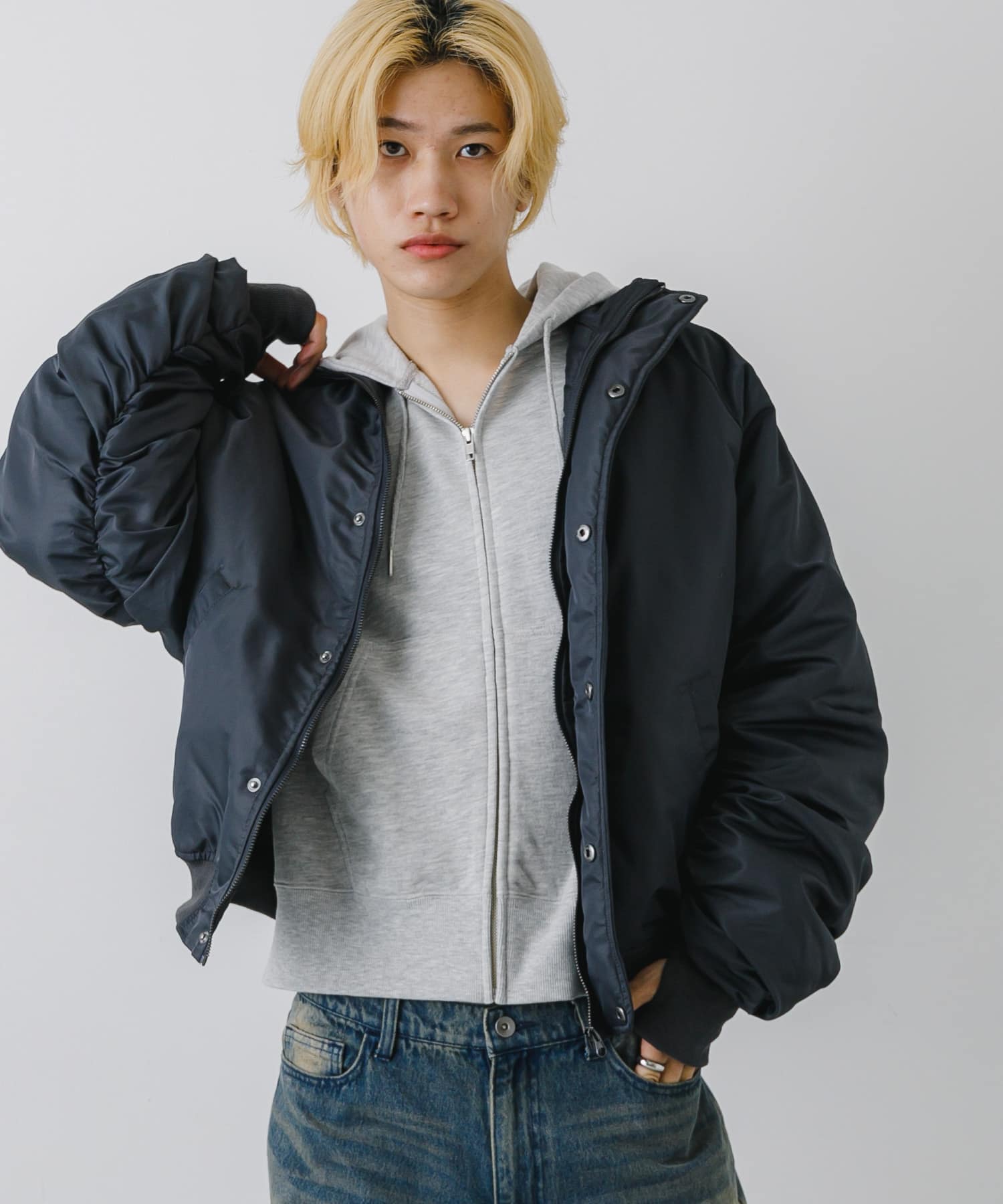 身長：176cm サイズ：L