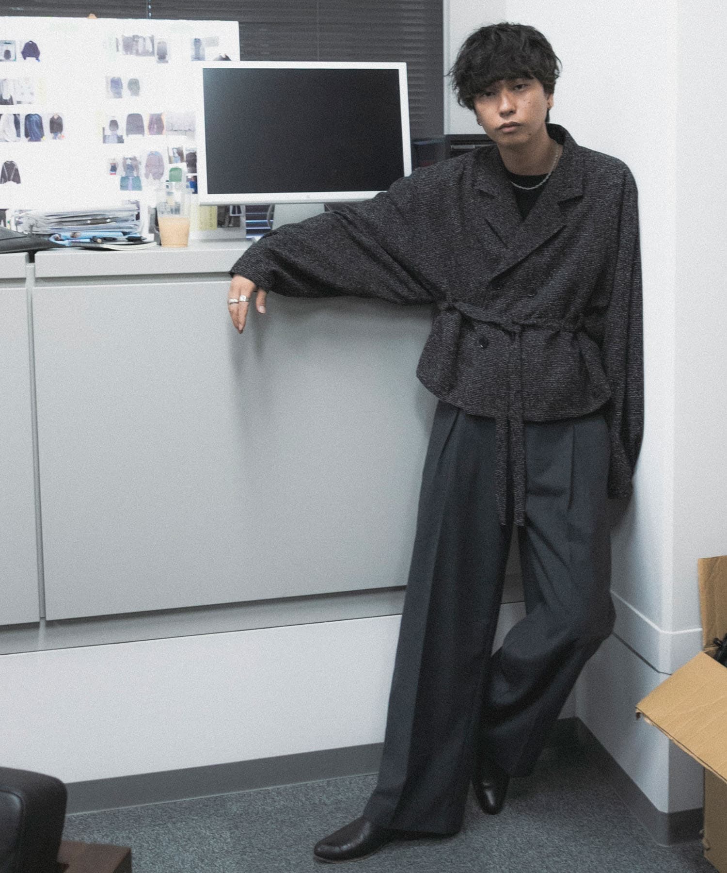 身長：181cm サイズ：L
