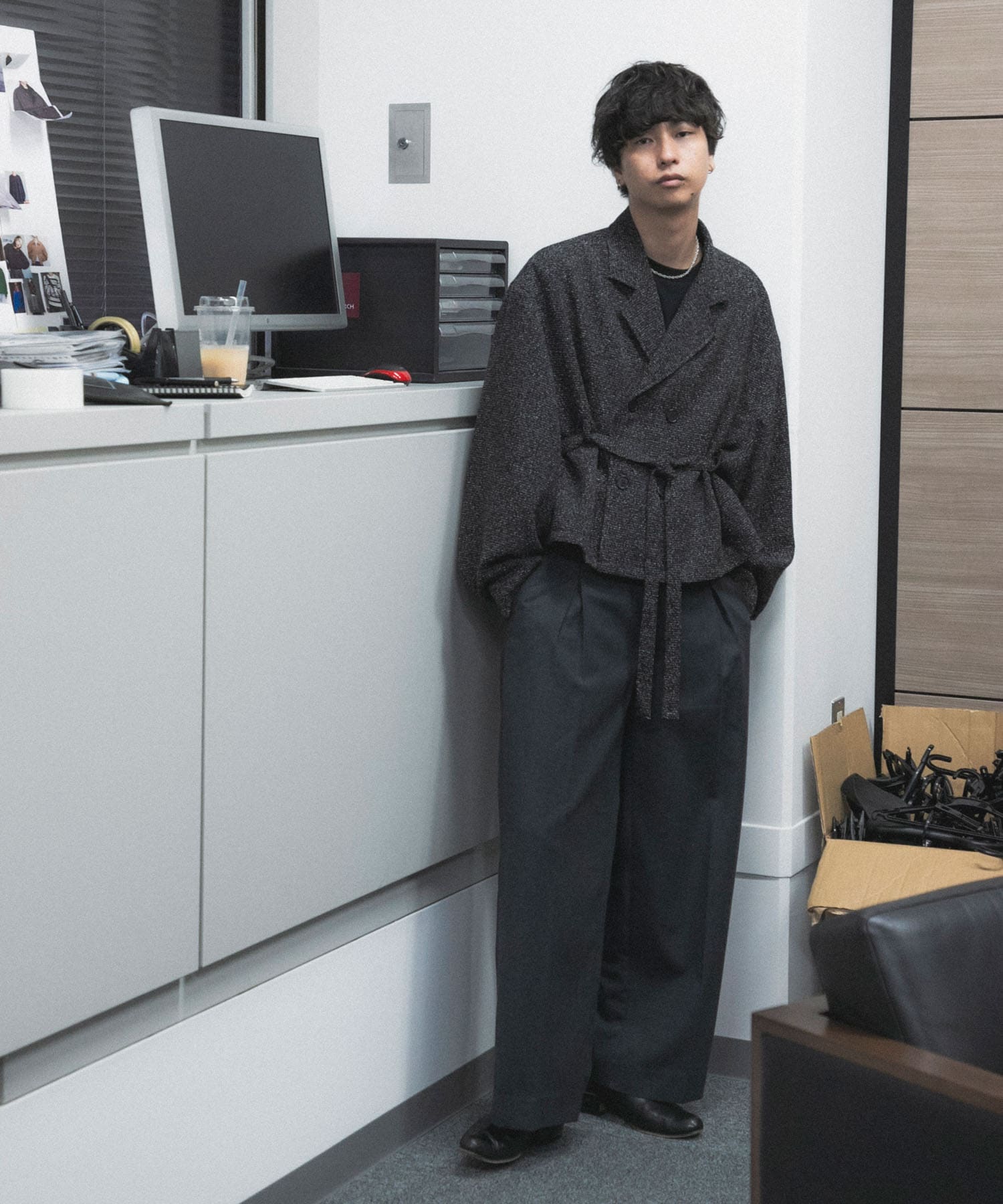 身長：181cm サイズ：L