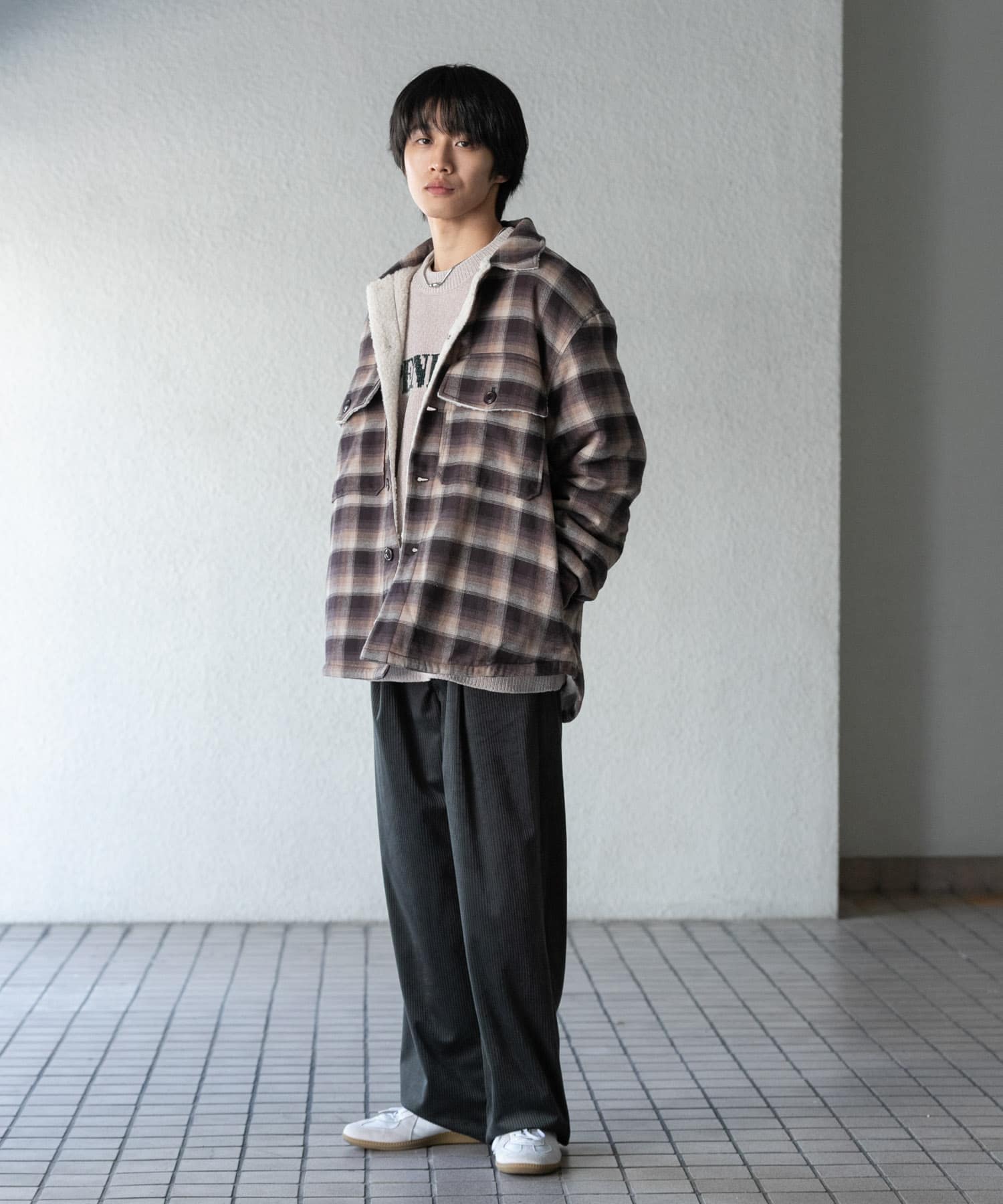 身長：172cm サイズ：L