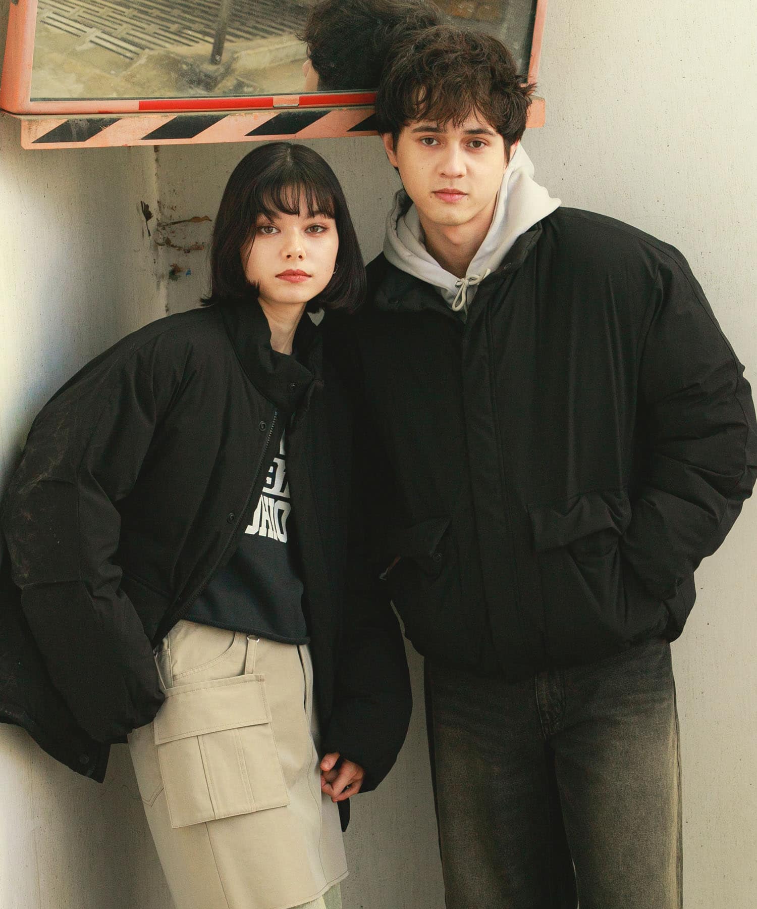 バルーンパデッドブルゾン