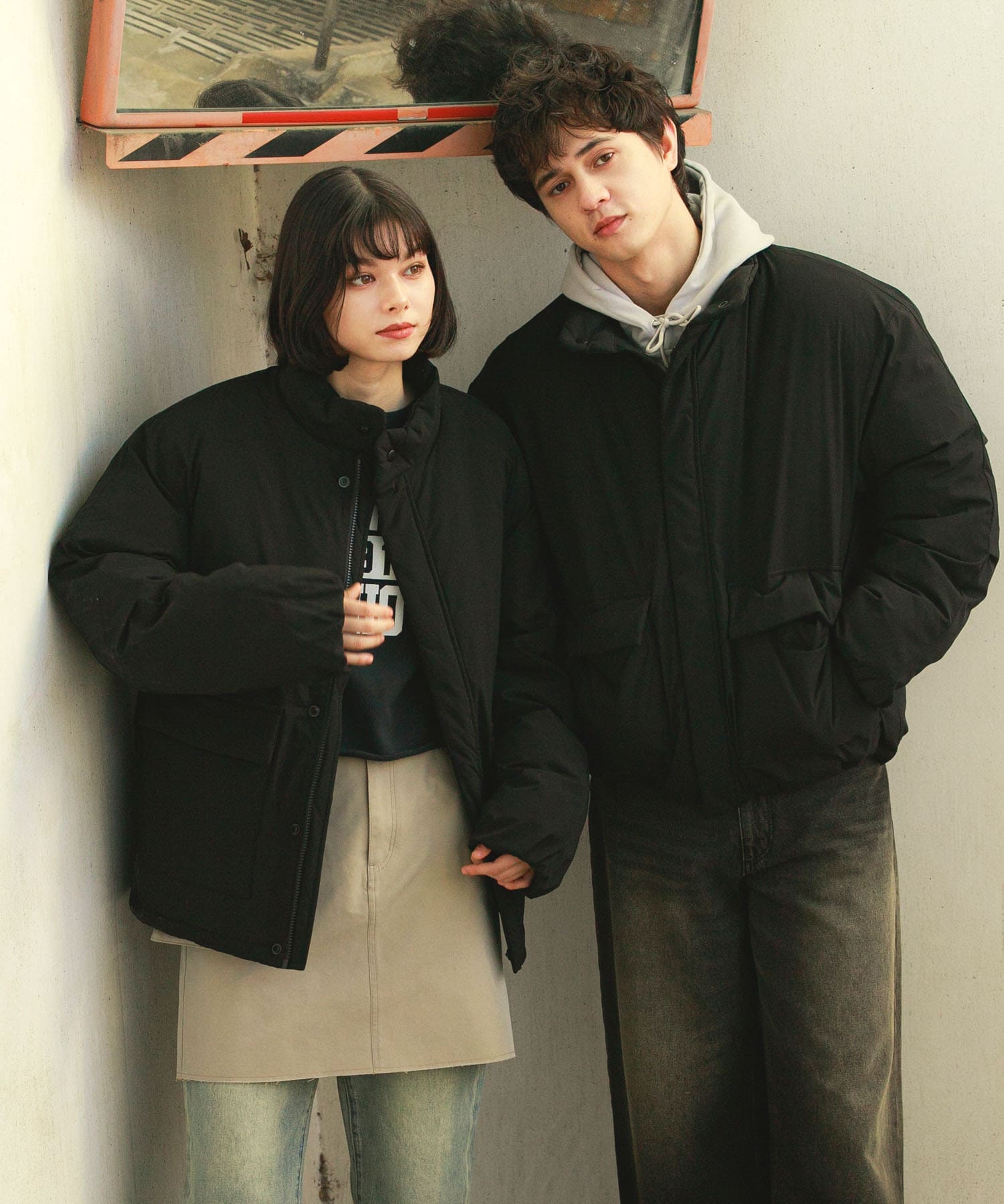 身長：184cm サイズ：L / 身長：168cm サイズ：M