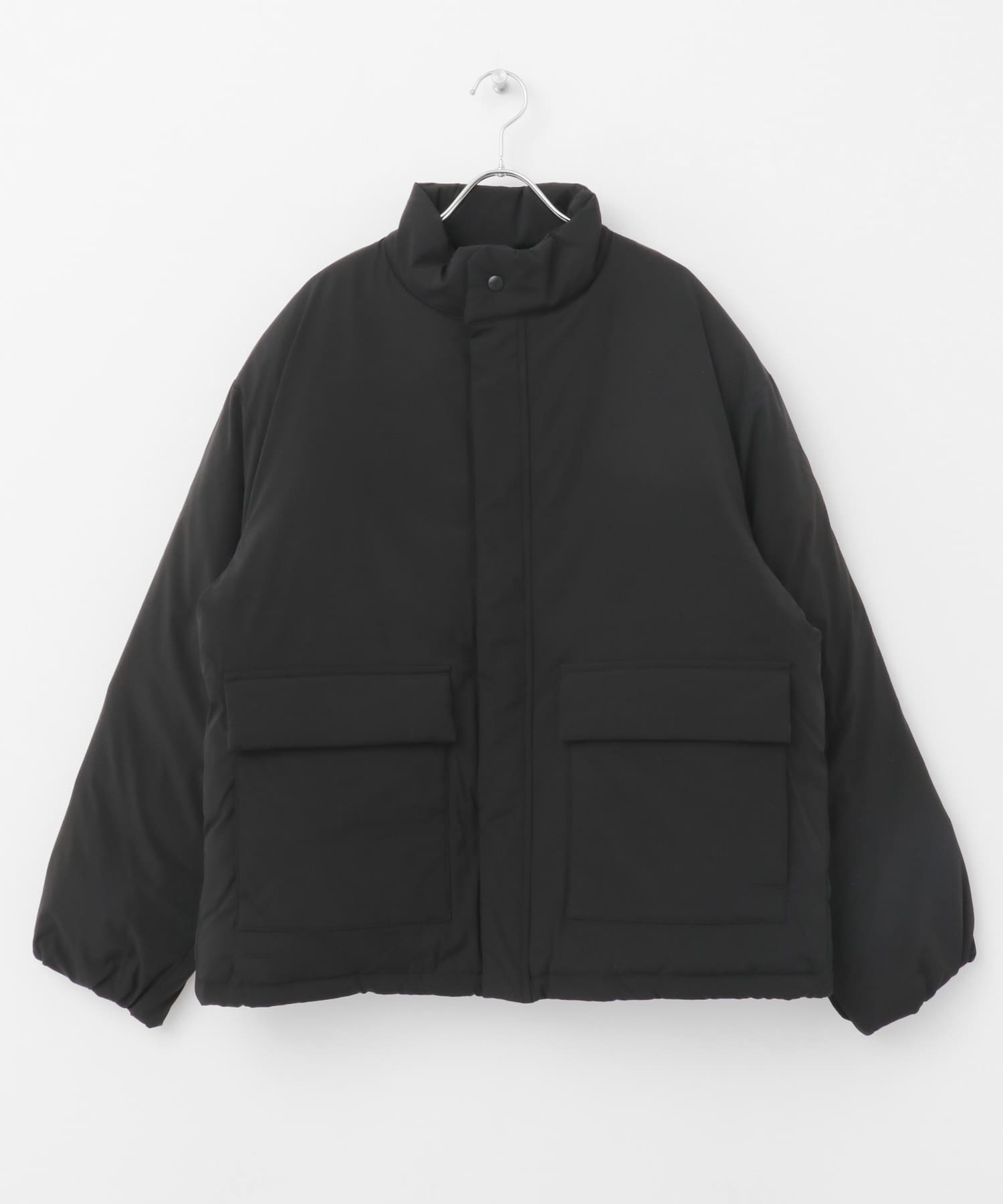 『ユニセックス』バルーンパデッドブルゾン BLACK M