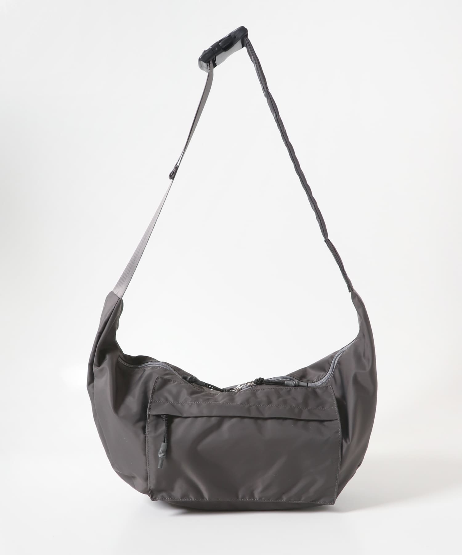 ナイロンボディバッグ CHARCOAL one