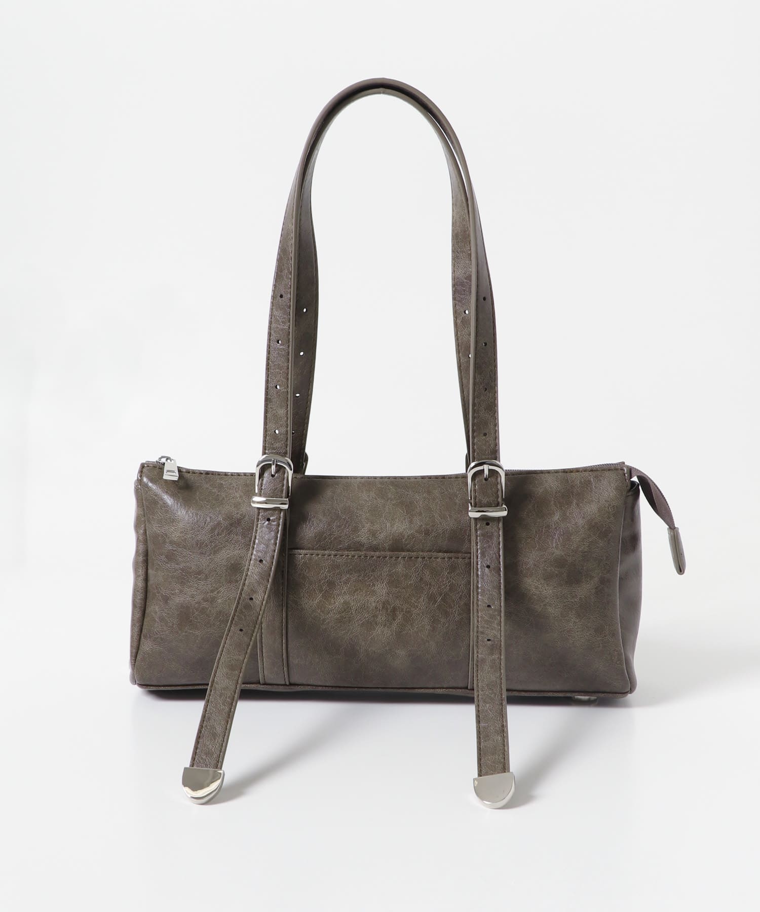 FLスクエアボストンバッグ BROWN one