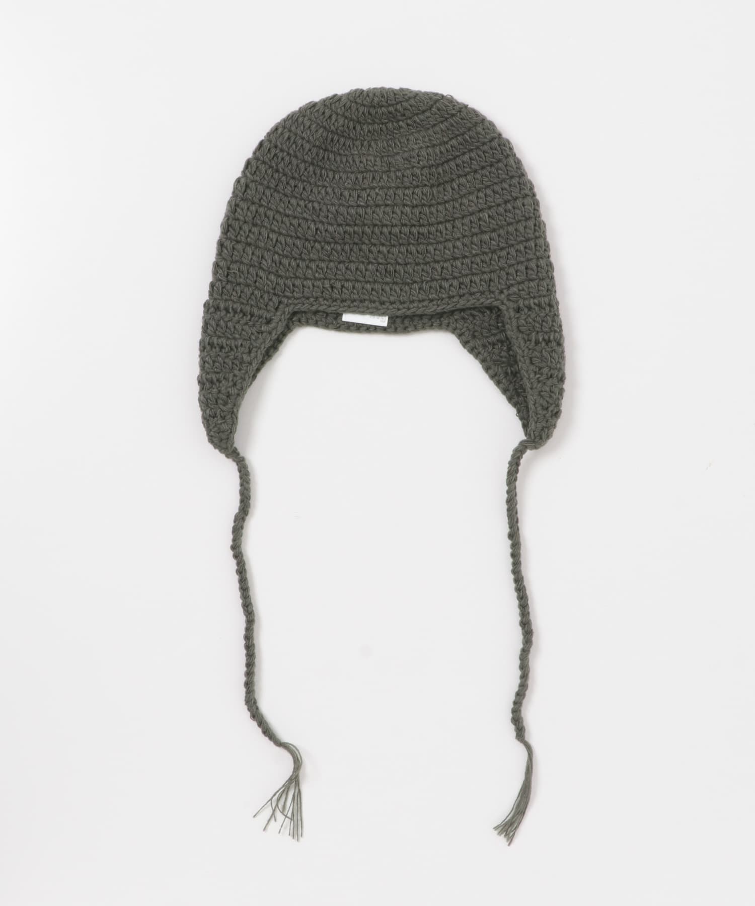 イヤーフラップニットキャップ GRAY one
