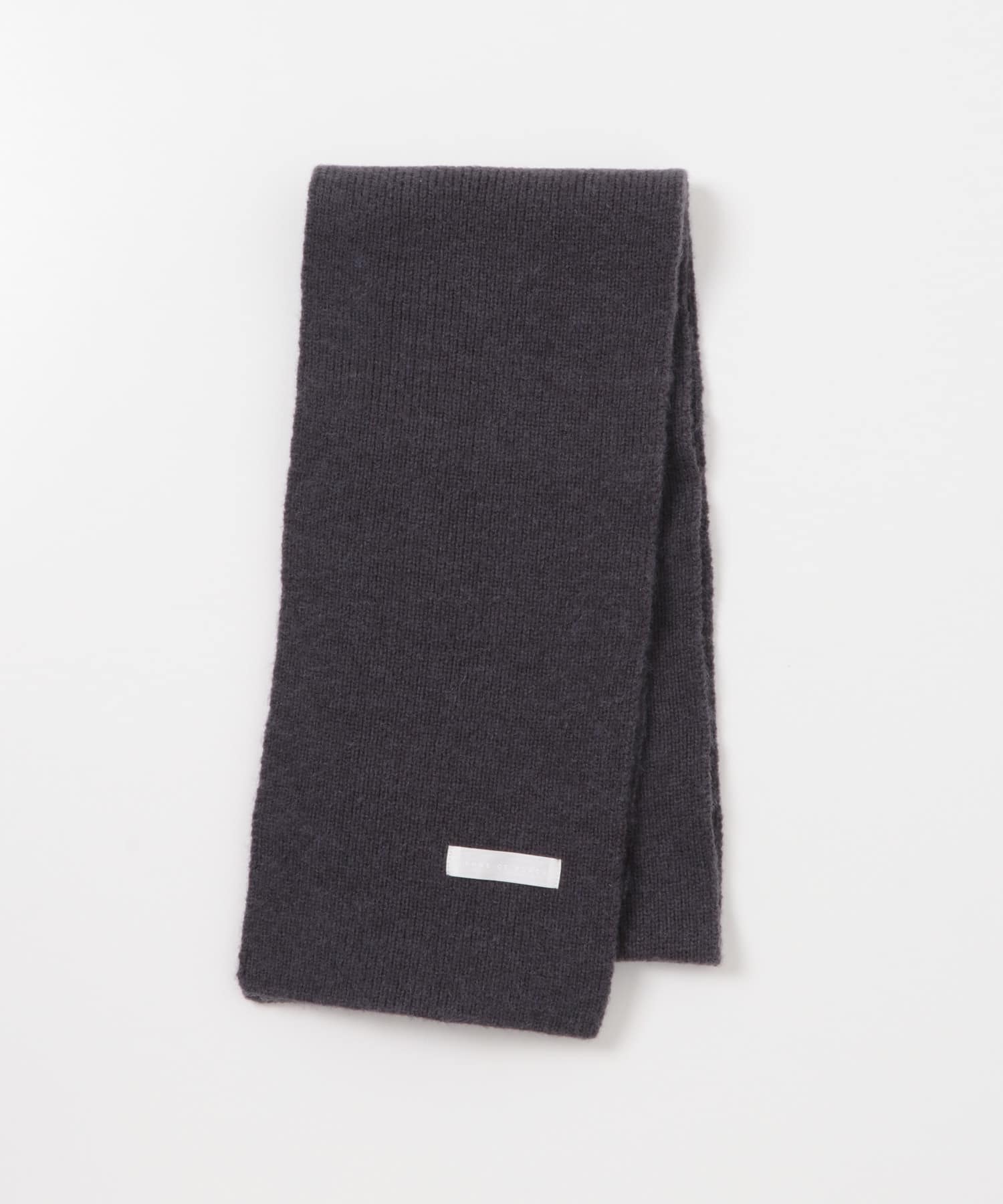 プレーンニットマフラー CHARCOAL one