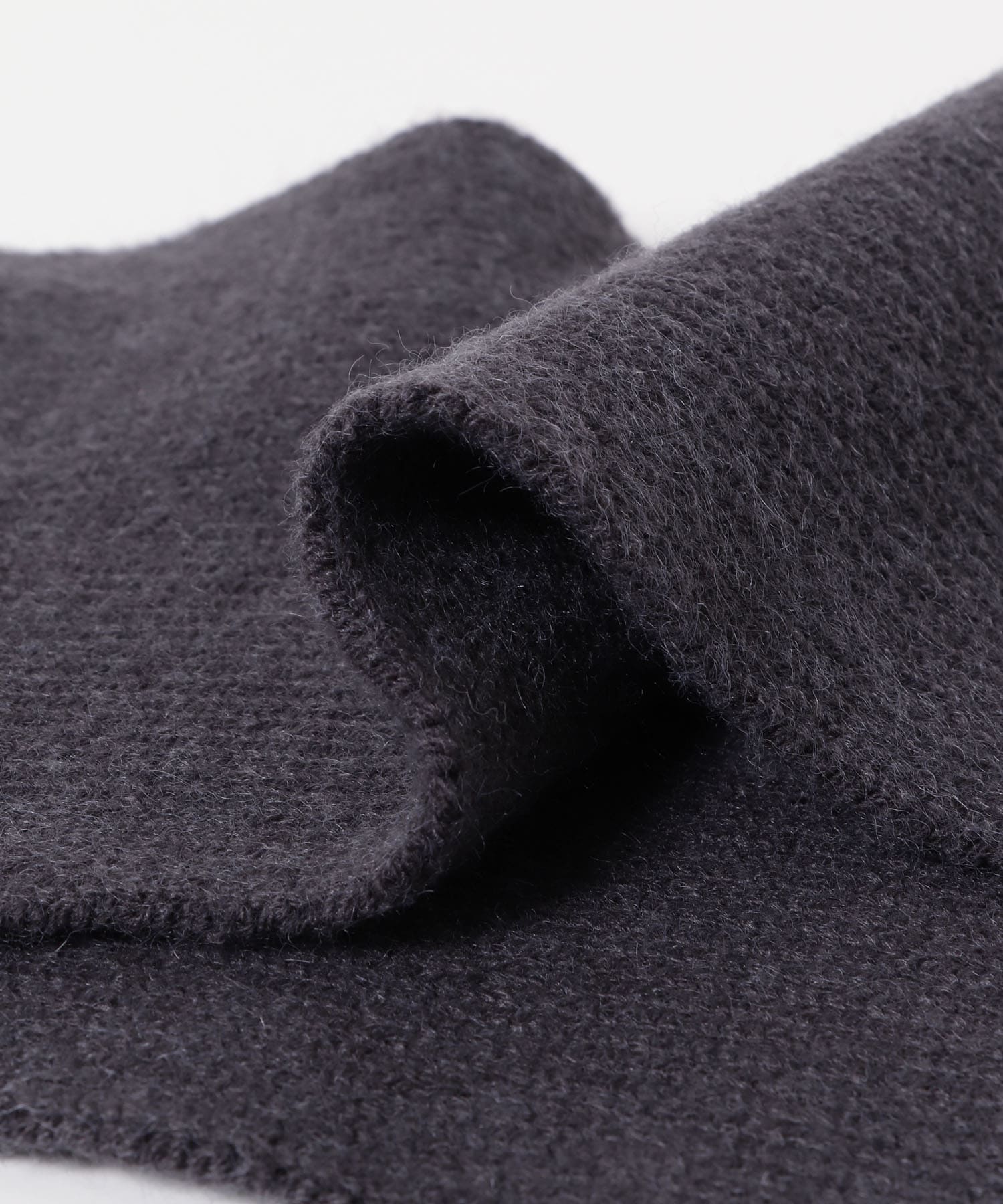 プレーンニットマフラー CHARCOAL one