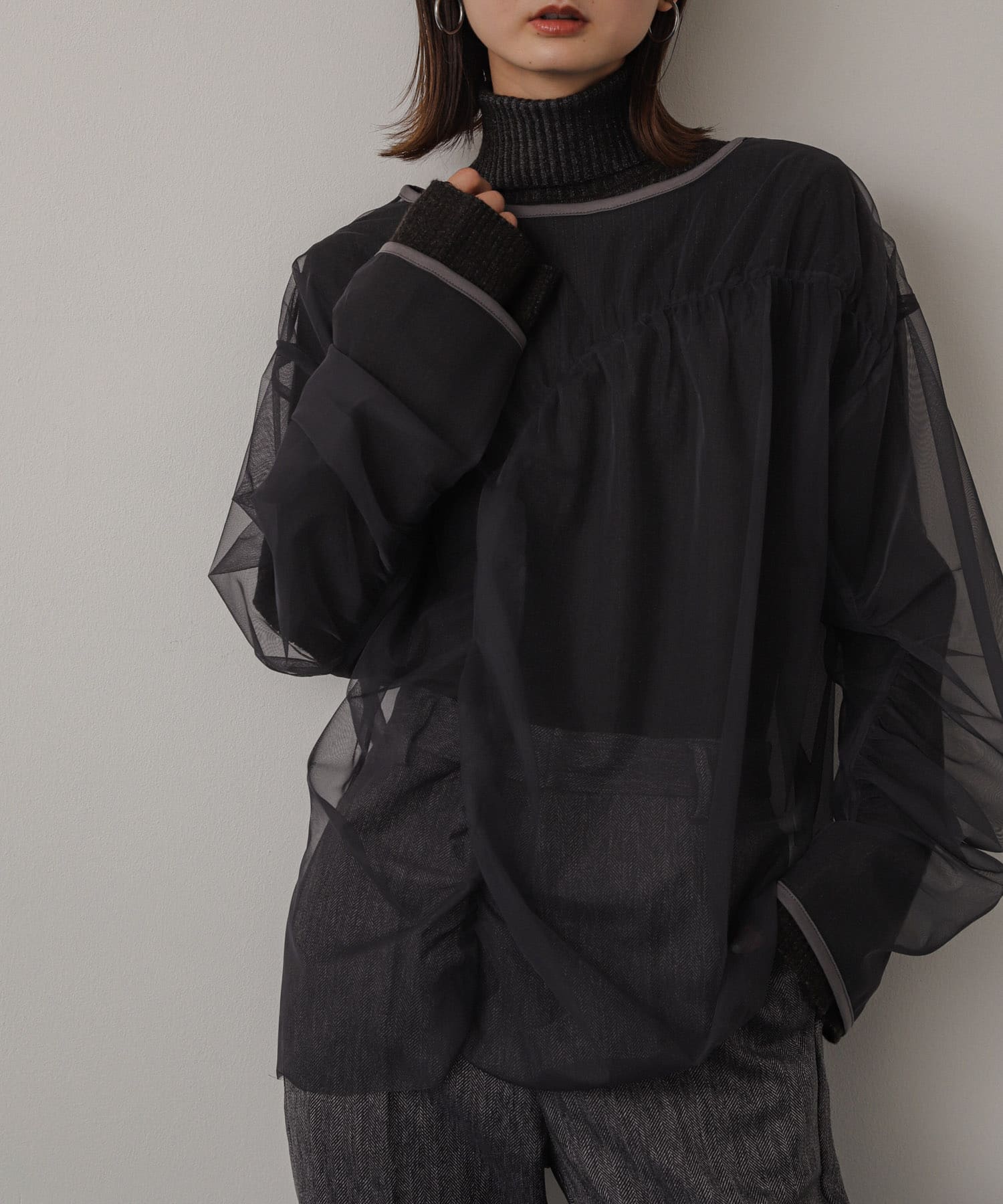 身長：169cm サイズ：one