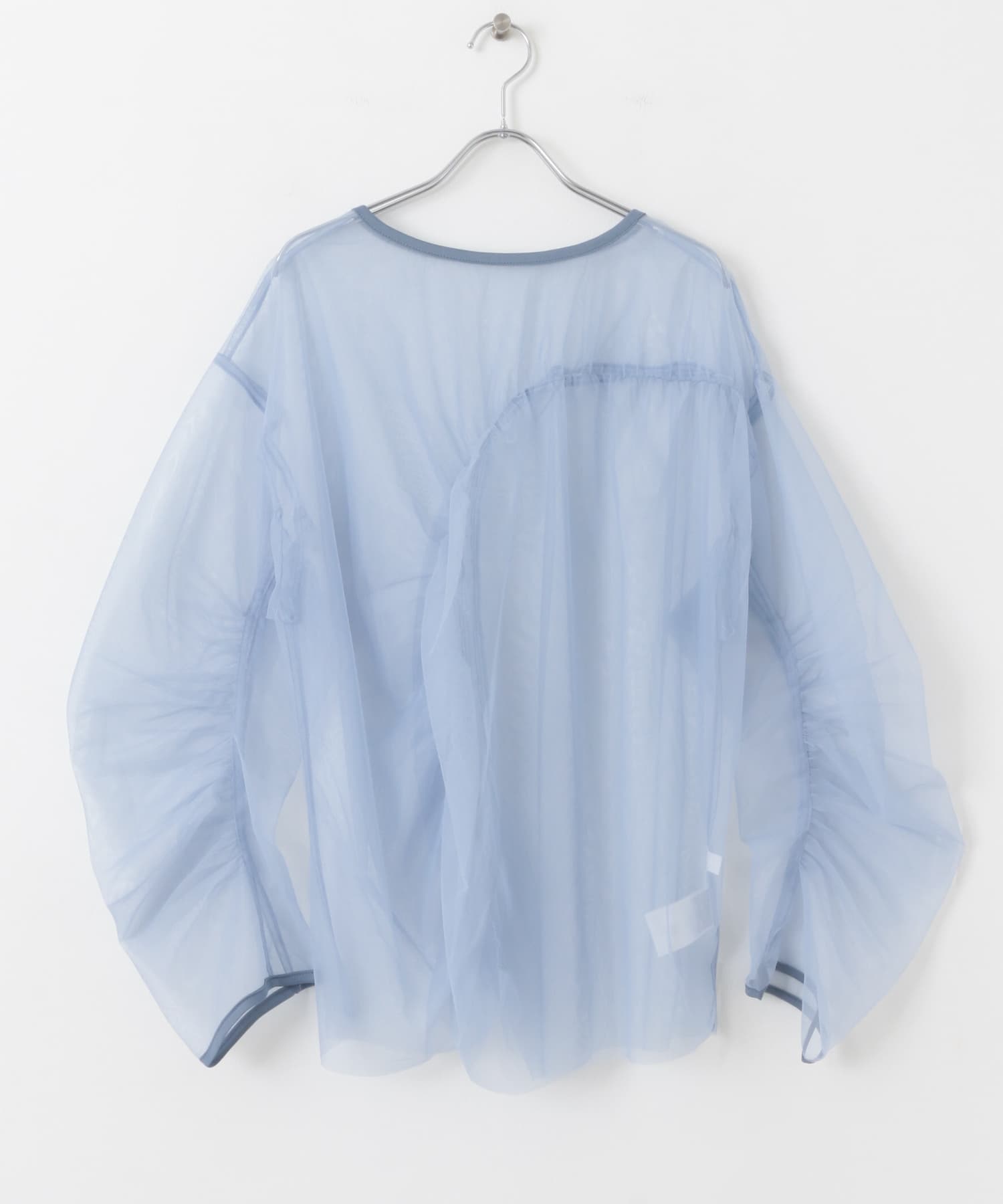 シャーリングチュールトップ L.BLUE one