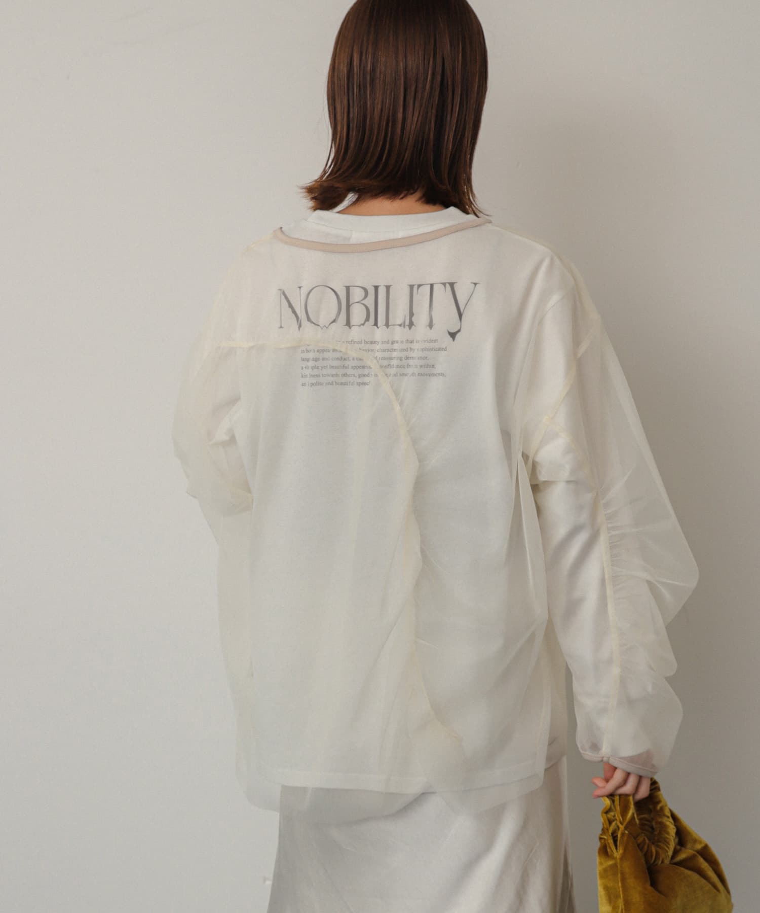 身長：169cm サイズ：one
