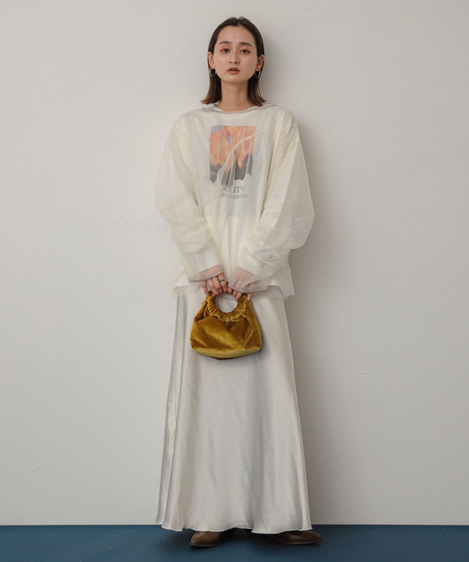 身長：169cm サイズ：one