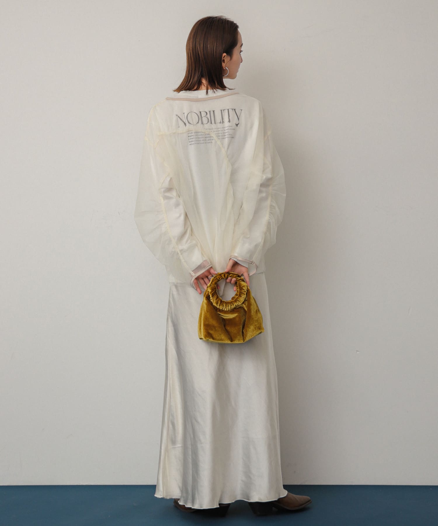 身長：169cm サイズ：one