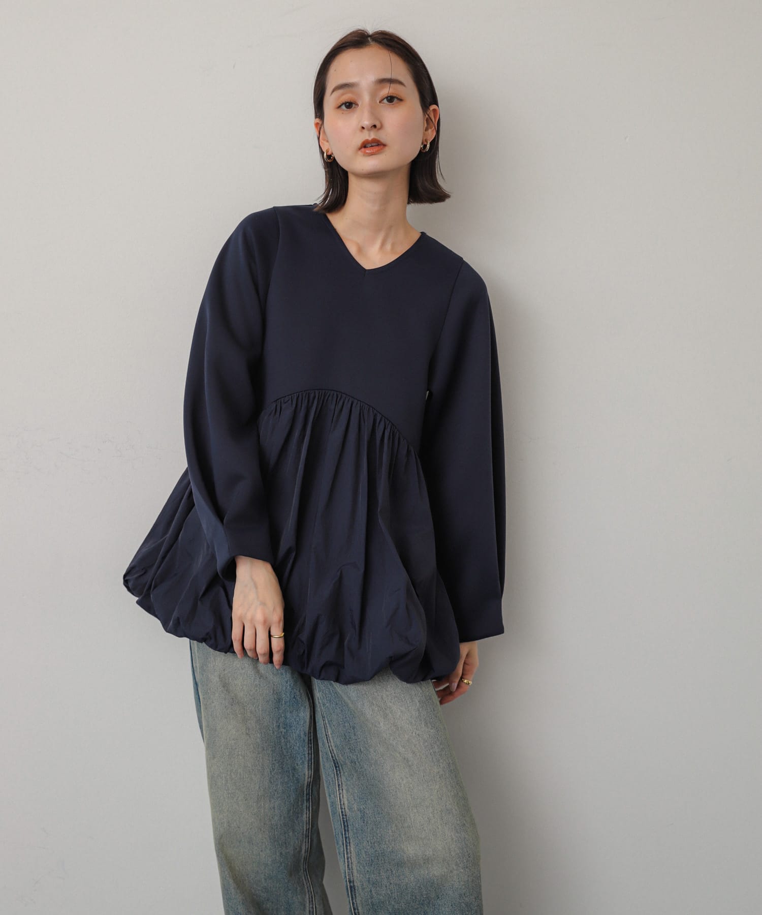 身長：169cm サイズ：one