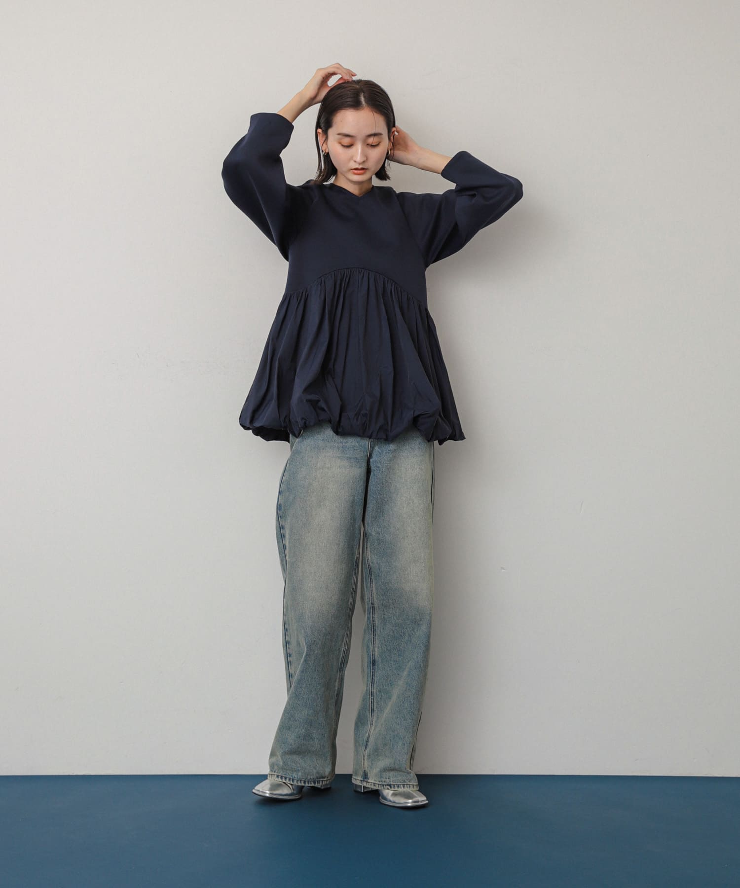 身長：169cm サイズ：one