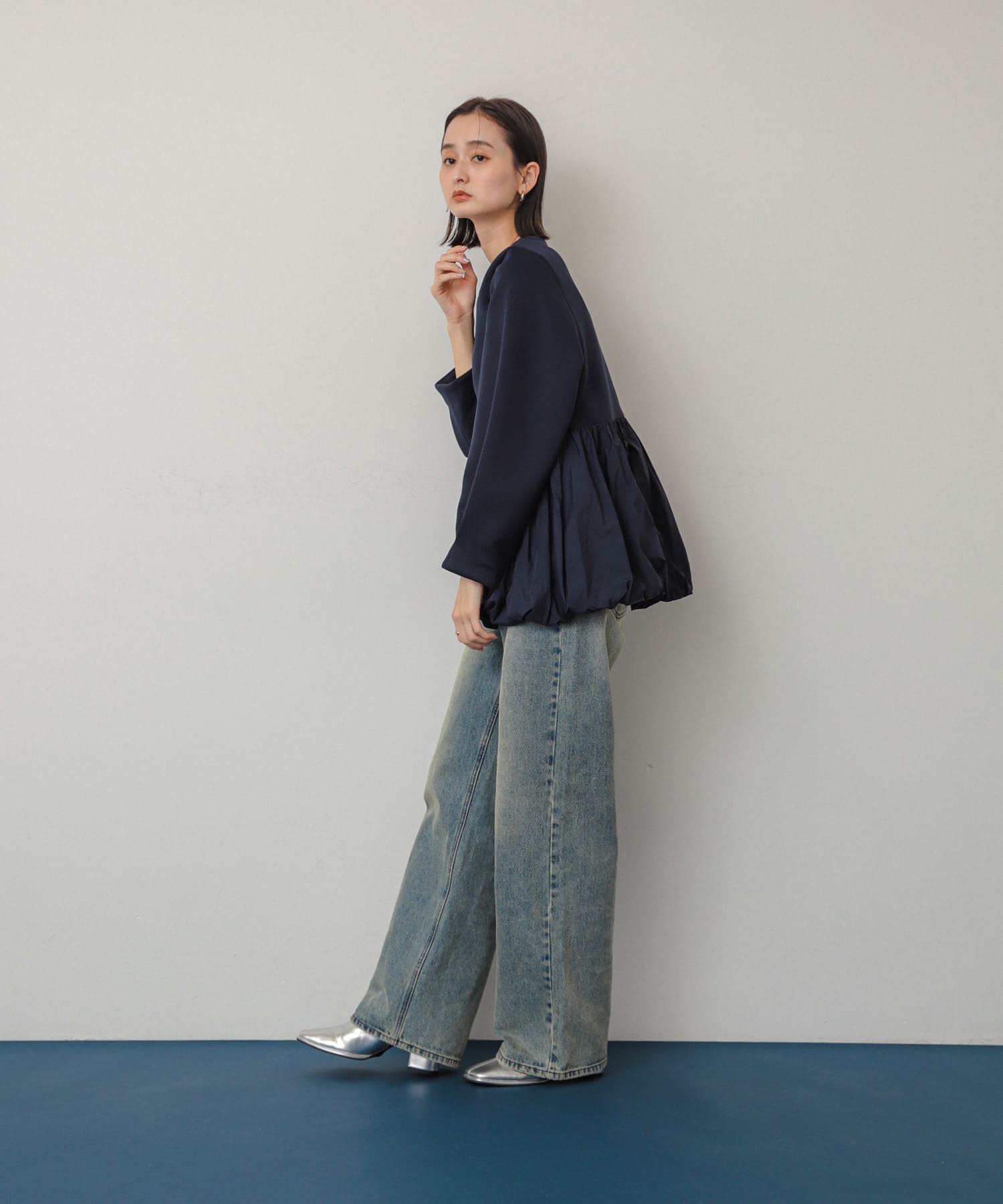身長：169cm サイズ：one