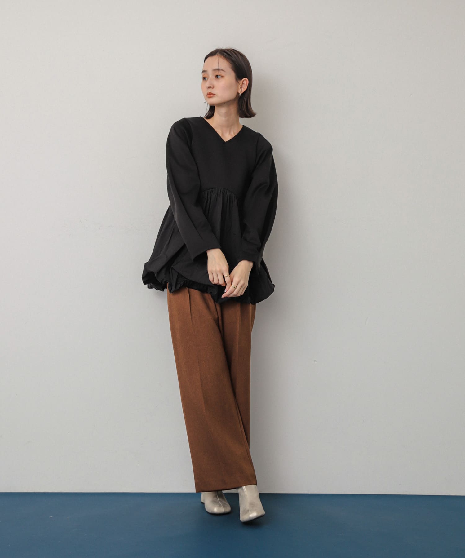 身長：169cm サイズ：one