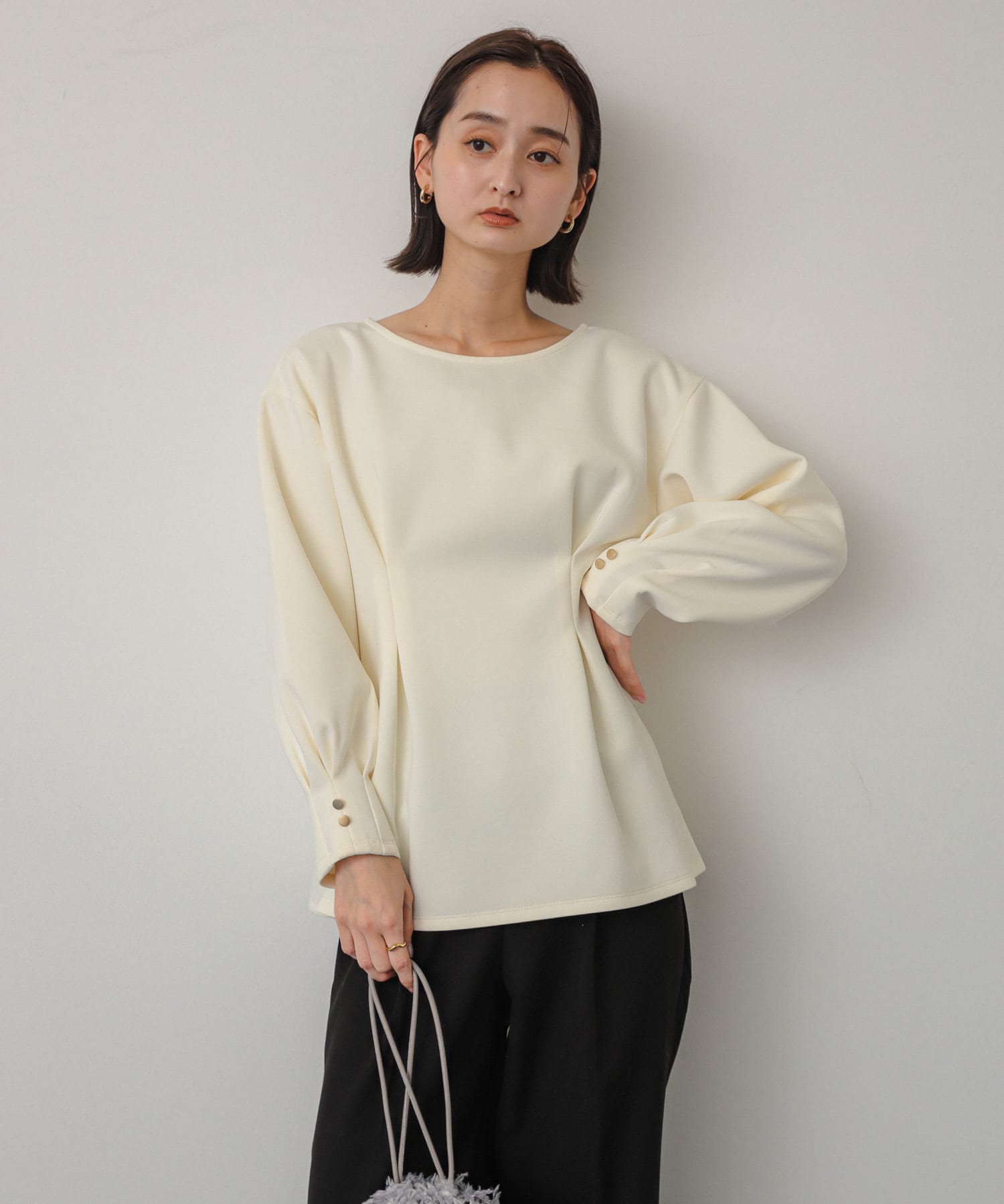 身長：169cm サイズ：one