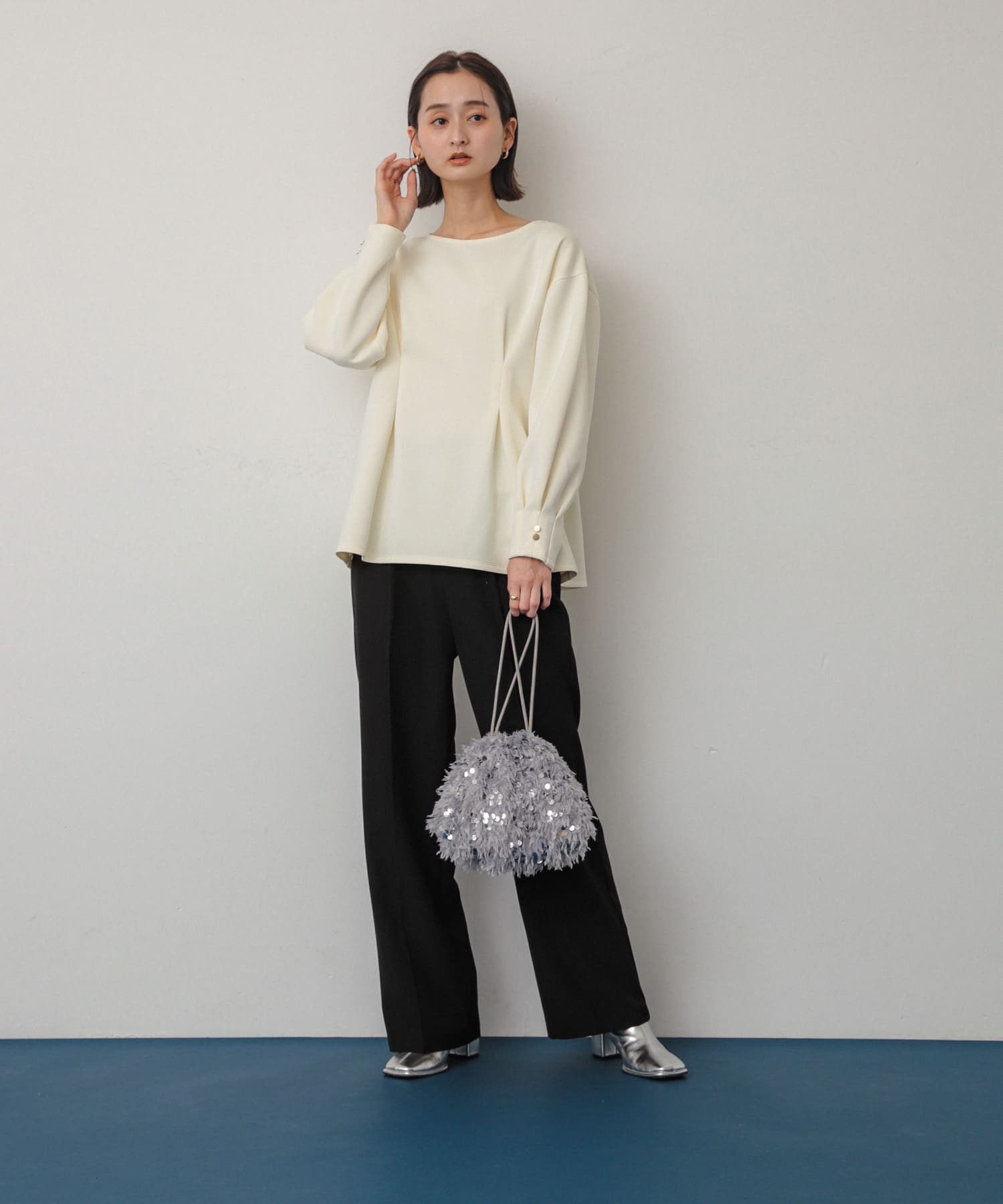 身長：169cm サイズ：one
