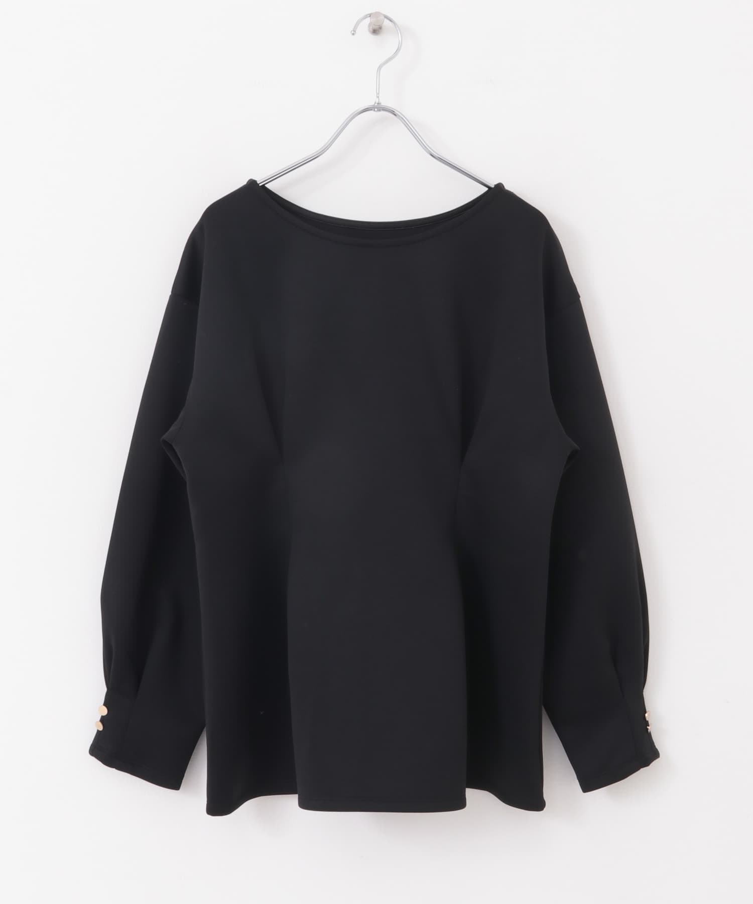 ウエストタックプルオーバー BLACK one