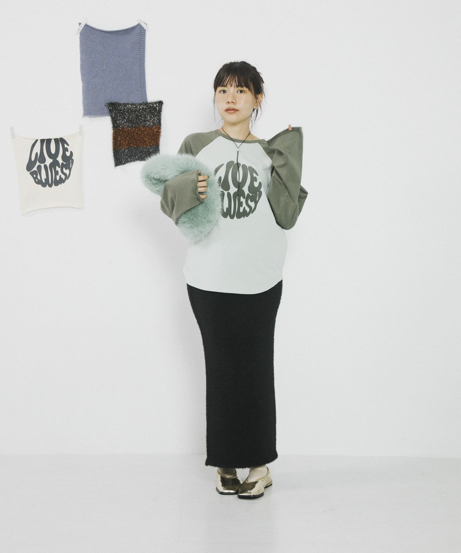 身長：156cm サイズ：one